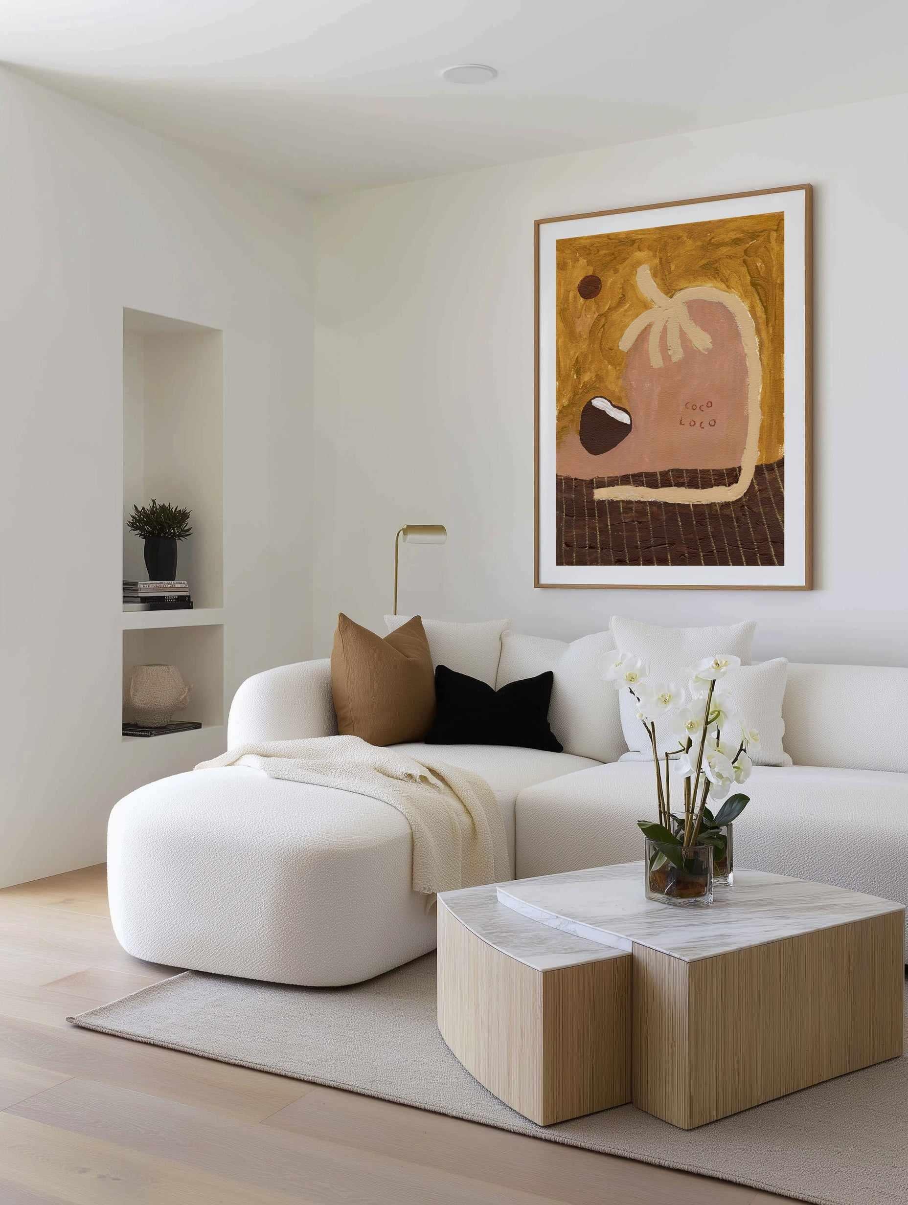 Cocoloco by Britney Turner | Art Print from Olive et Oriel where you can shop wallpaper and artworks online