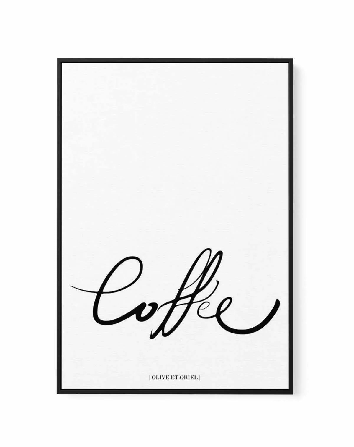 Coffee 2.0 | Framed Canvas-CANVAS-You can shop wall art online with Olive et Oriel for everything from abstract art to fun kids wall art. Our beautiful modern art prints and canvas art are available from large canvas prints to wall art paintings and our proudly Australian artwork collection offers only the highest quality framed large wall art and canvas art Australia - You can buy fashion photography prints or Hampton print posters and paintings on canvas from Olive et Oriel and have them deliv