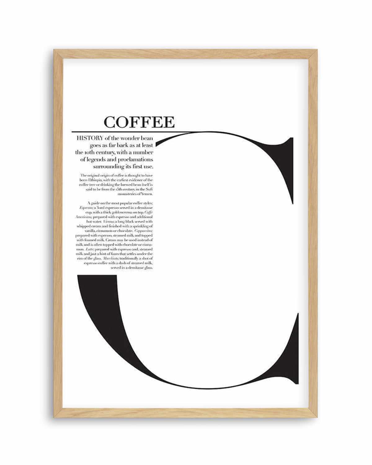 Coffee Art Print