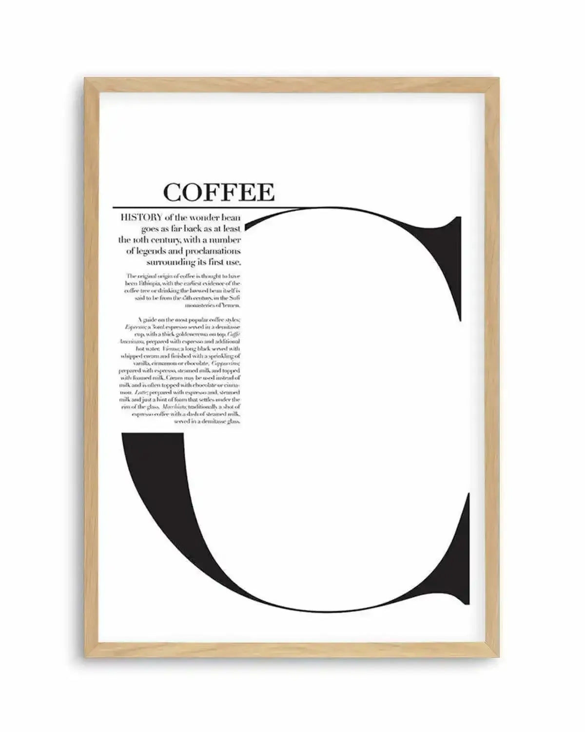 Coffee Art Print from Olive et Oriel where you can shop wallpaper and artworks online
