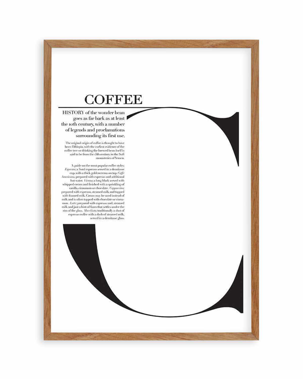 Coffee Art Print