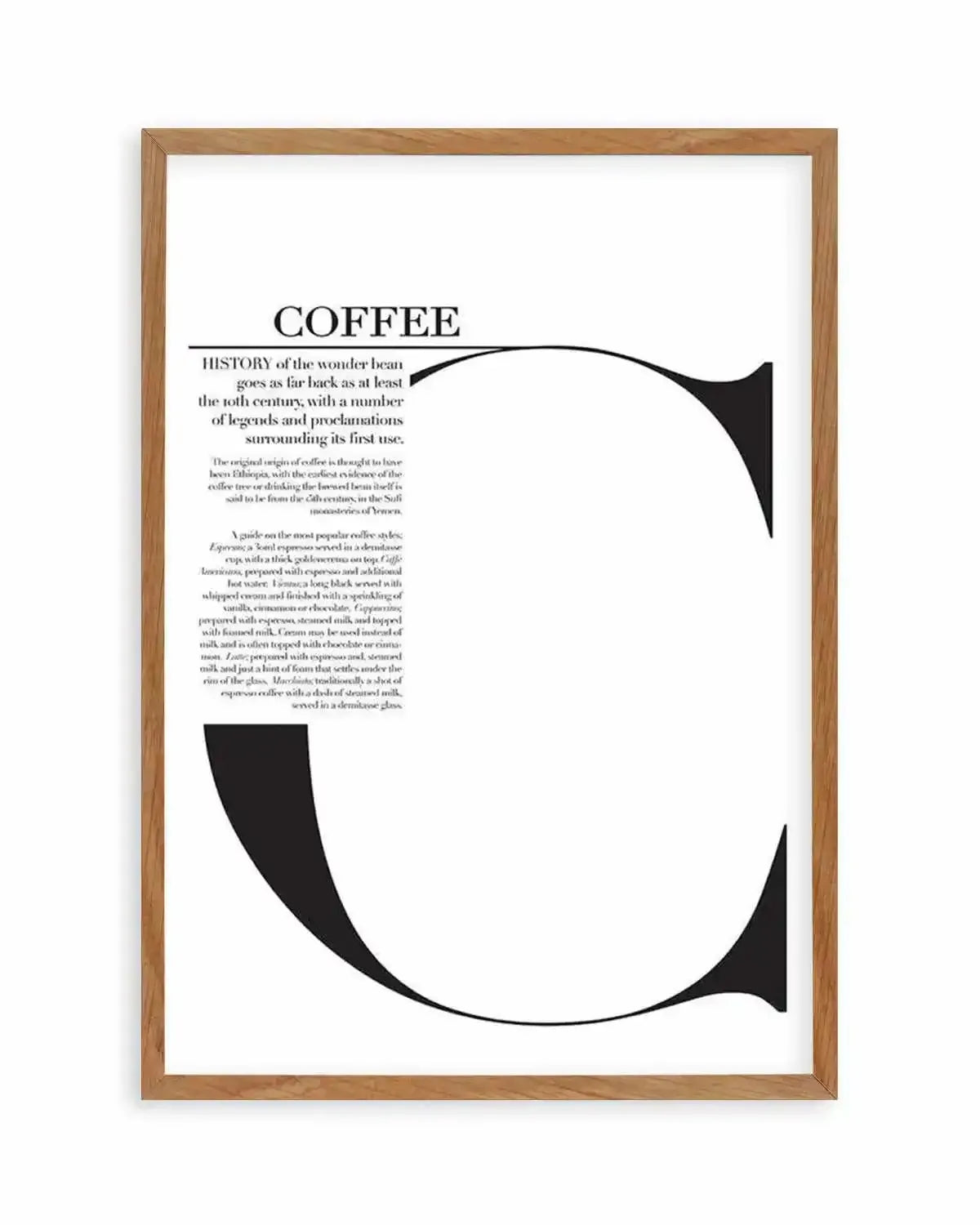 Coffee Art Print from Olive et Oriel where you can shop wallpaper and artworks online