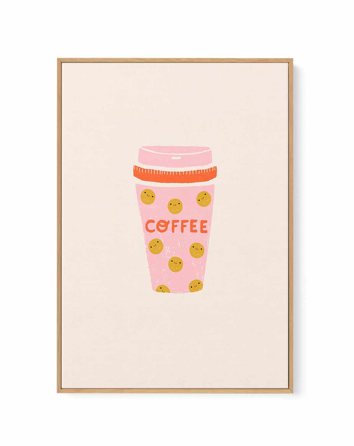 Coffee By Aislinn Simmonds | Framed Canvas Art Print