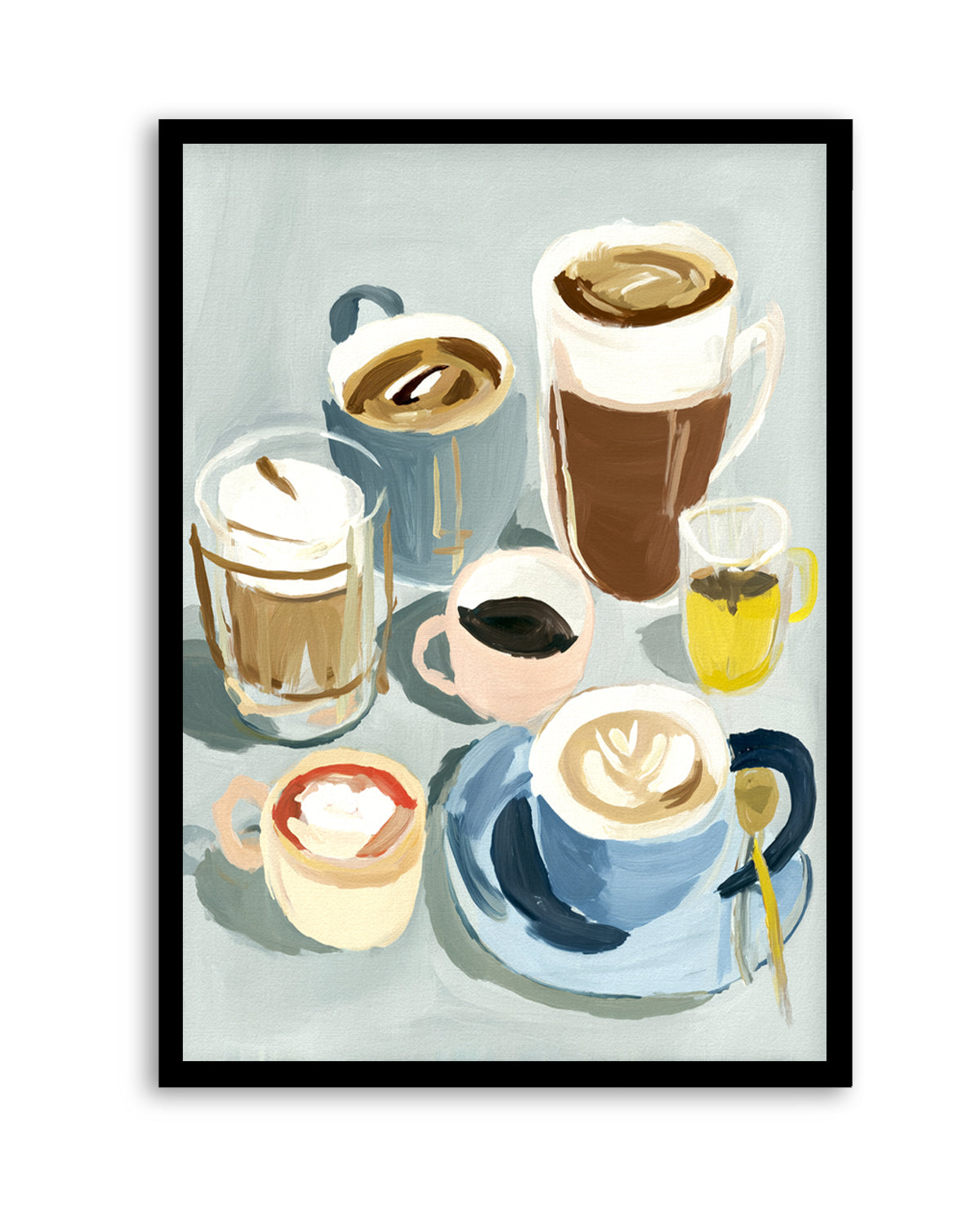 Coffee Club | Art Print from Olive et Oriel where you can shop wallpaper and artworks online