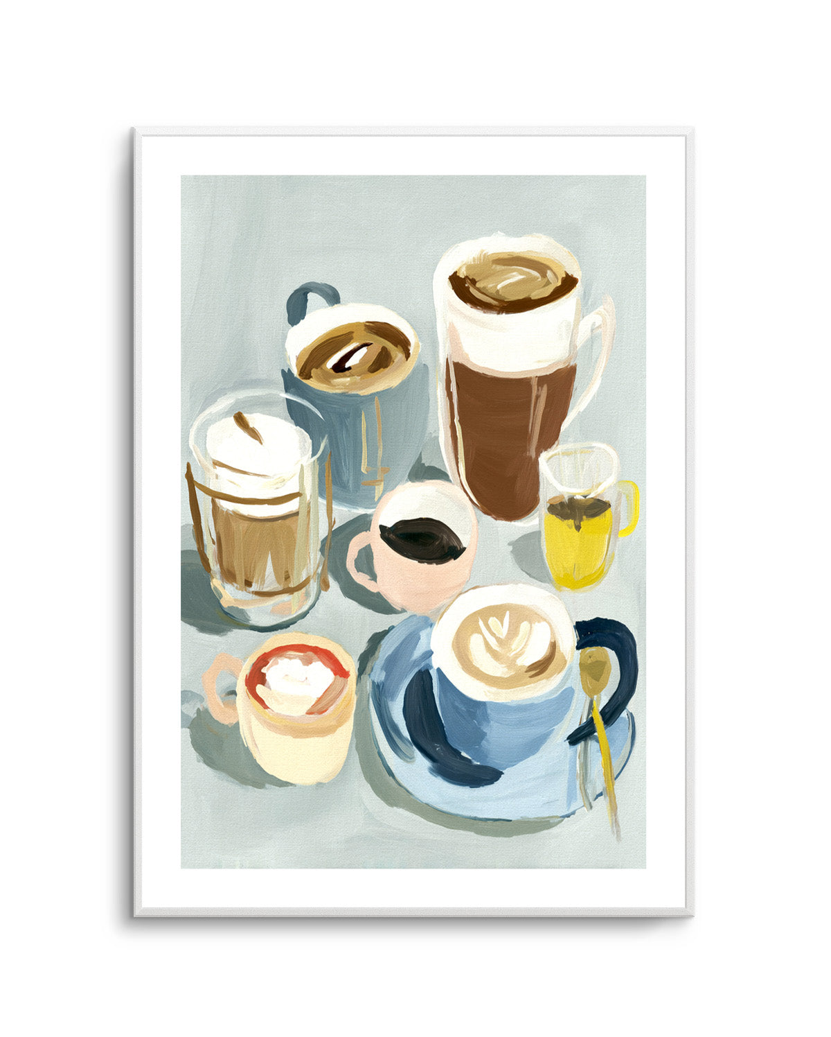 Coffee Club | Art Print from Olive et Oriel where you can shop wallpaper and artworks online