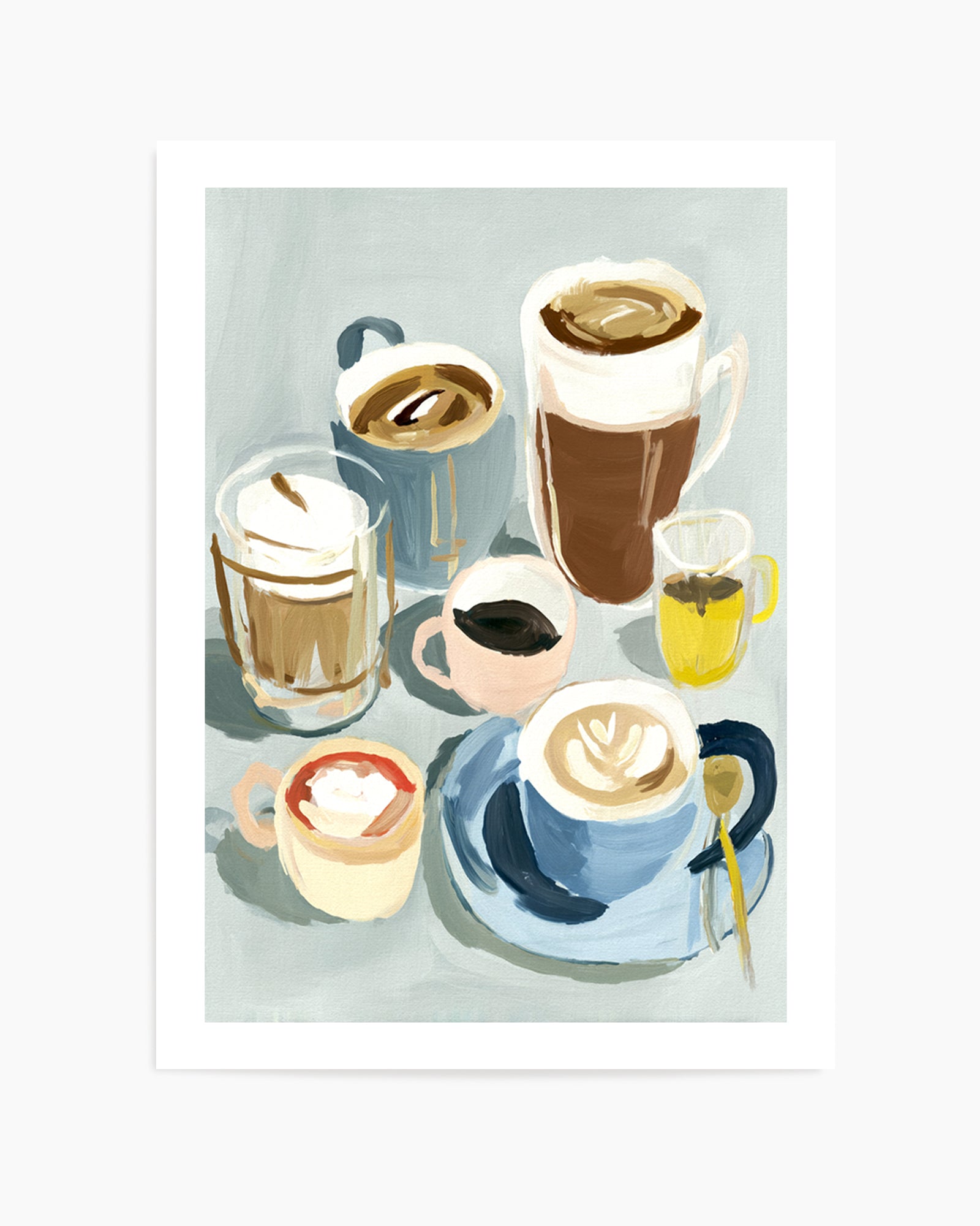 Coffee Club | Art Print from Olive et Oriel where you can shop wallpaper and artworks online