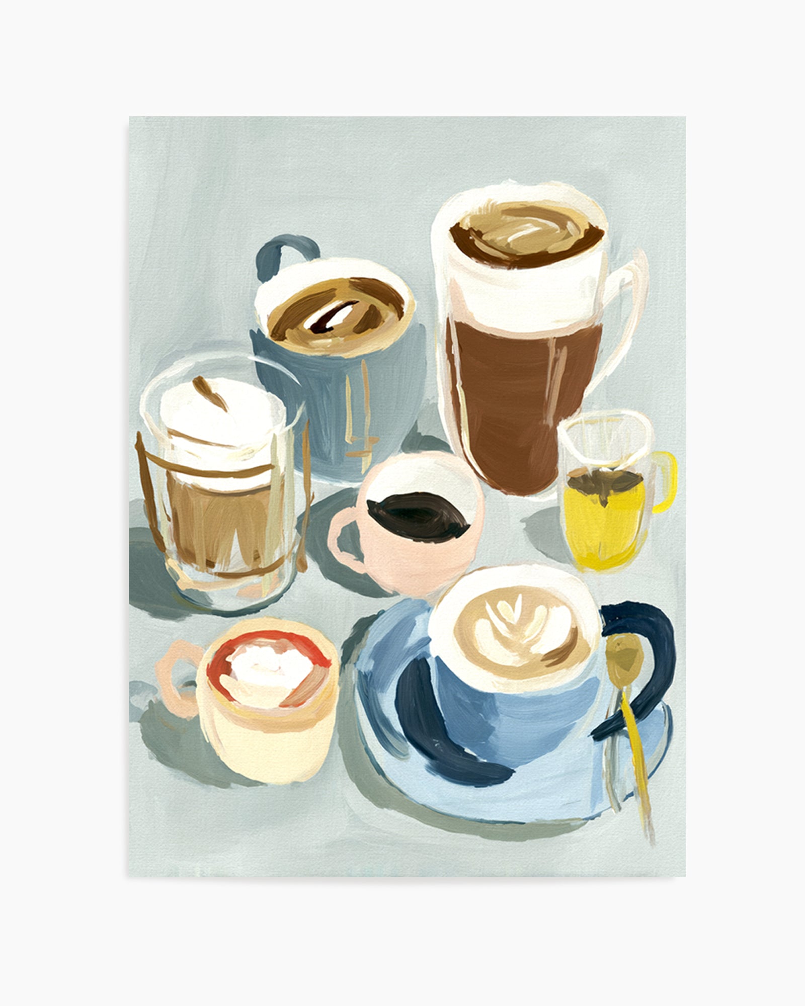Coffee Club | Art Print from Olive et Oriel where you can shop wallpaper and artworks online