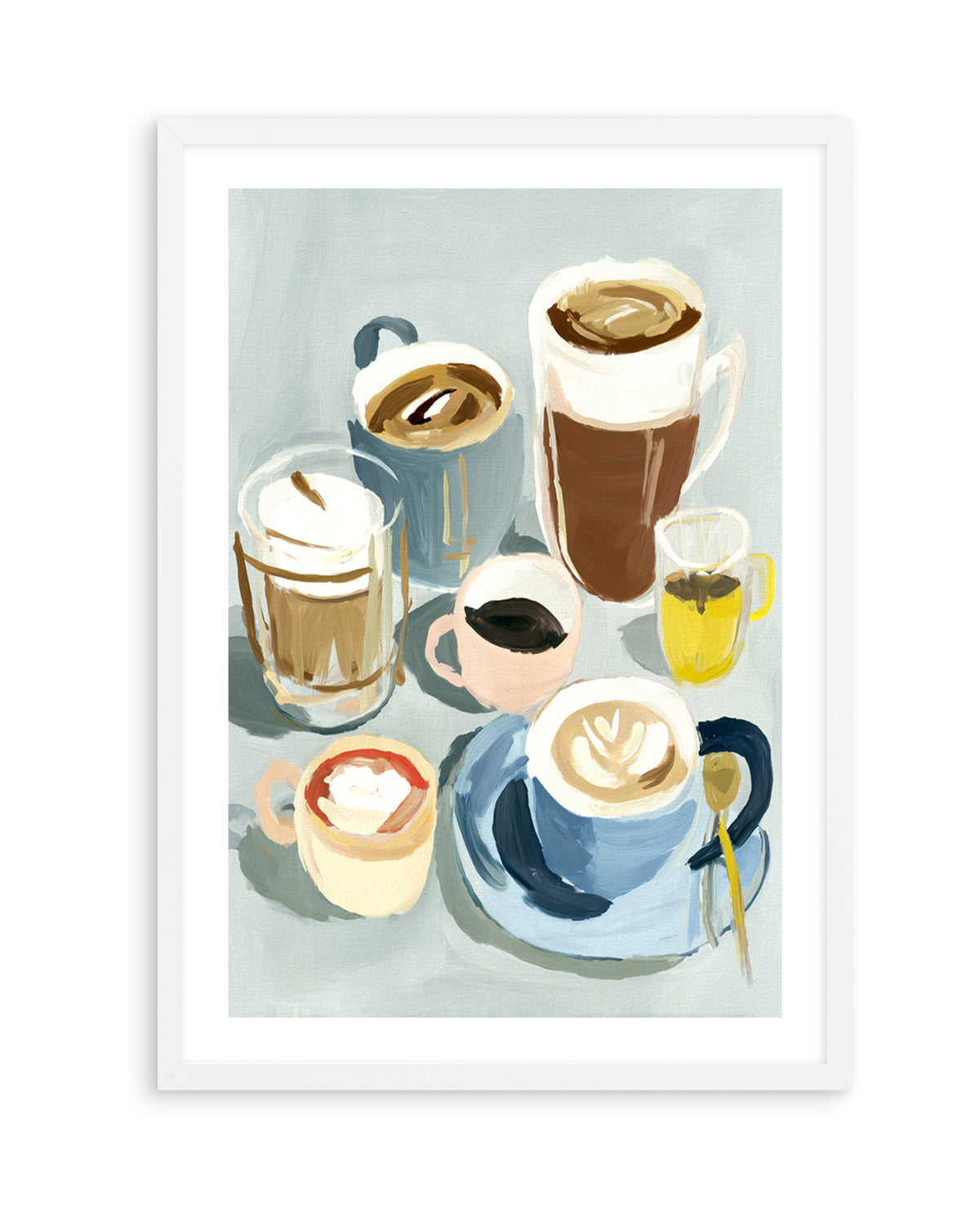 Coffee Club | Art Print from Olive et Oriel where you can shop wallpaper and artworks online