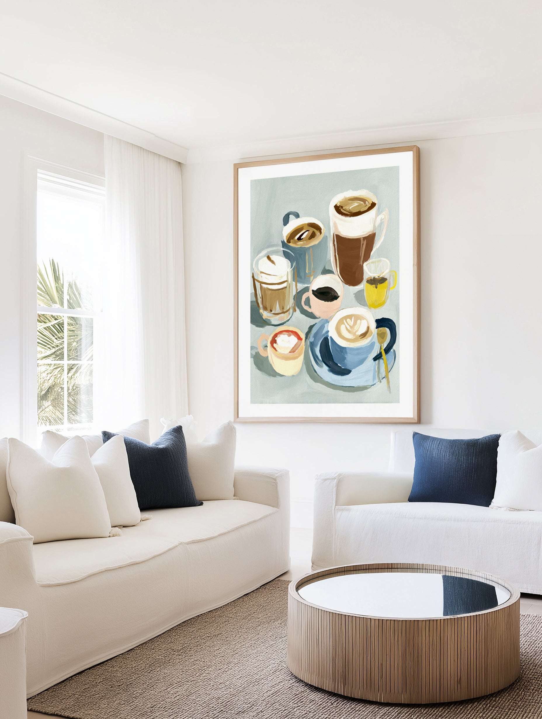 Coffee Club | Art Print from Olive et Oriel where you can shop wallpaper and artworks online