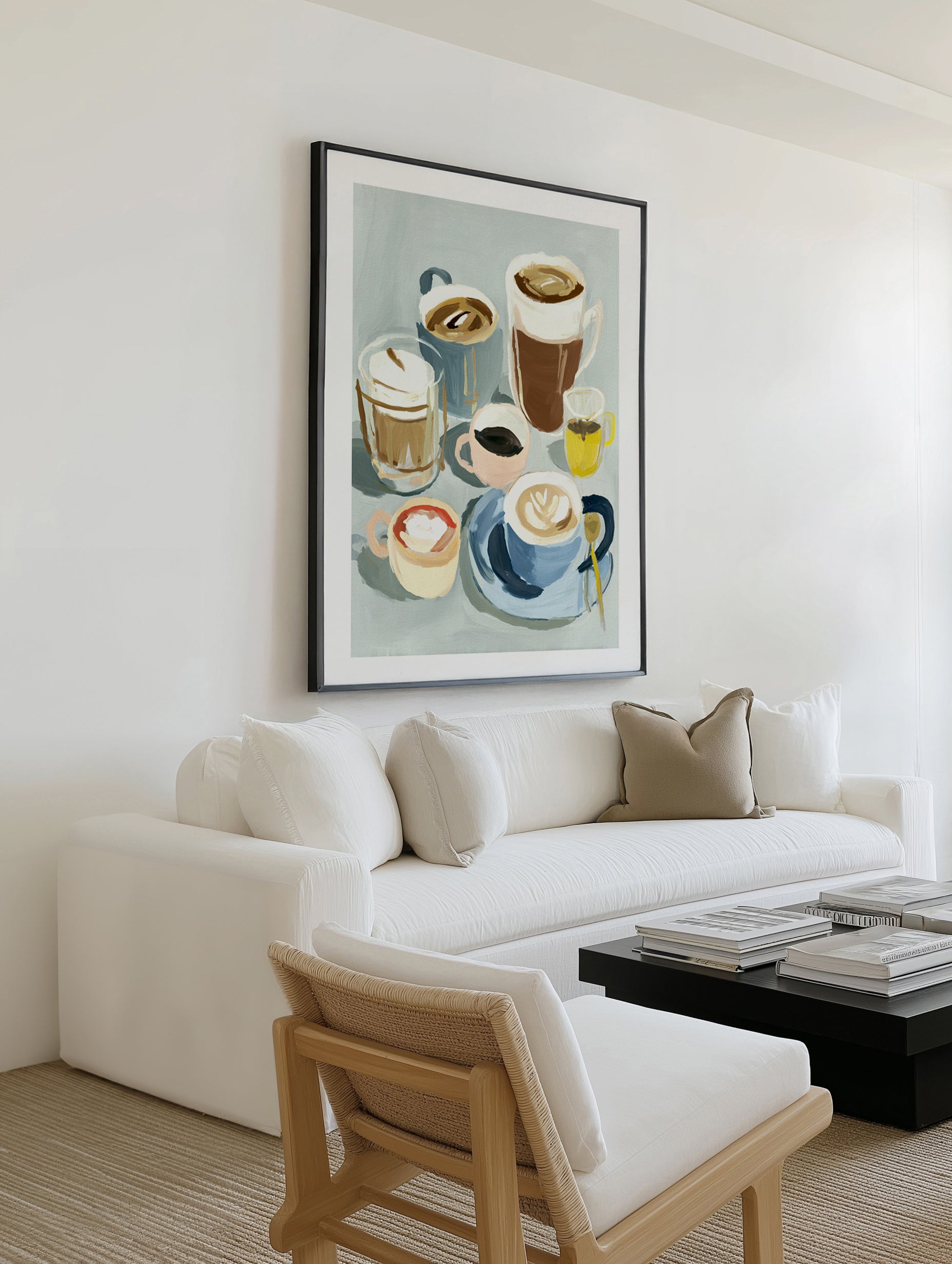 Coffee Club | Art Print from Olive et Oriel where you can shop wallpaper and artworks online