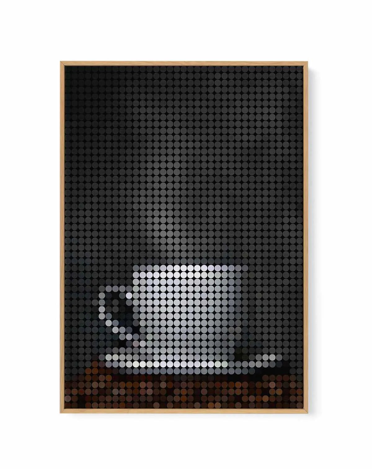 Coffee Dots I | Framed Canvas Art Print from Olive et Oriel where you can shop wallpaper and artworks online