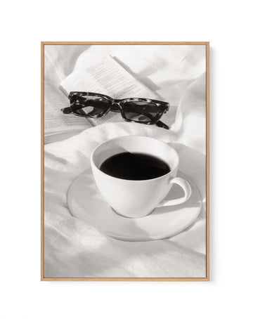 Coffee In Bed by Pictufy Studio III | Framed Canvas Art Print from Olive et Oriel where you can shop wallpaper and artworks online