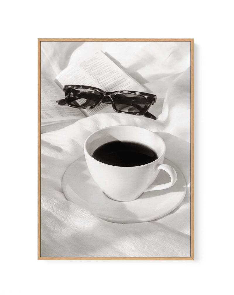 Coffee In Bed by Pictufy Studio III | Framed Canvas Art Print