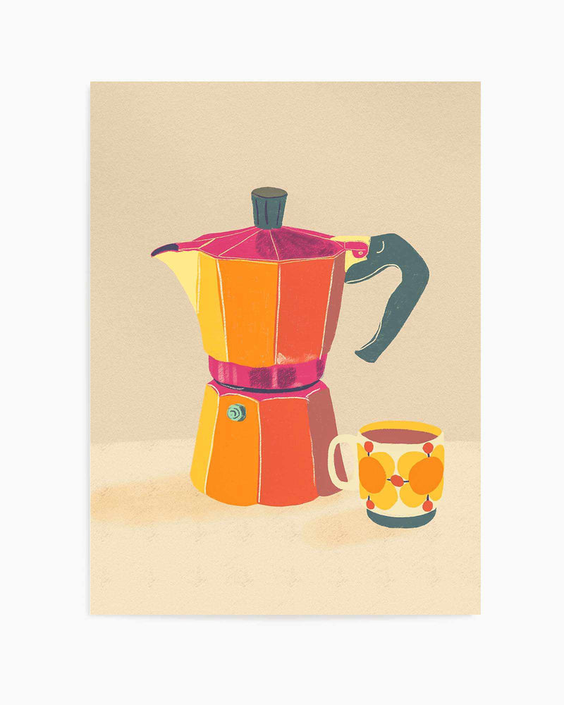 Coffee break by Gigi Rosado | Art Print