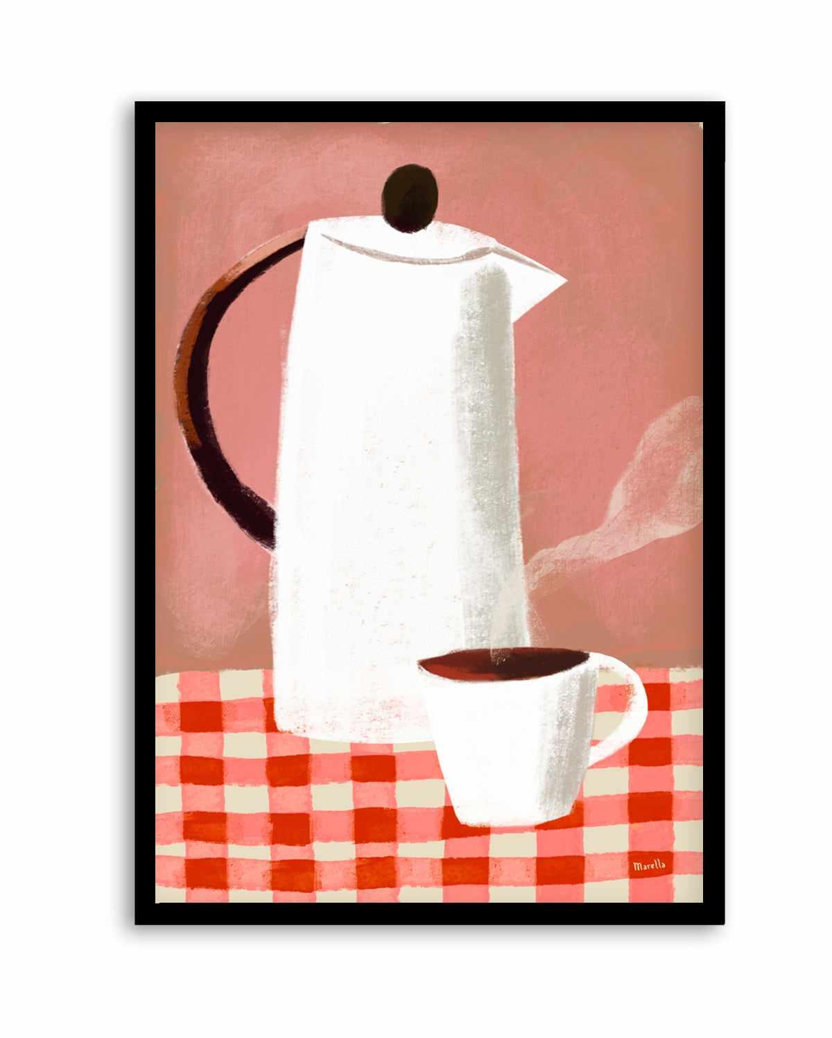 Coffee by Marco Marella | Art Print from Olive et Oriel where you can shop wallpaper and artworks online