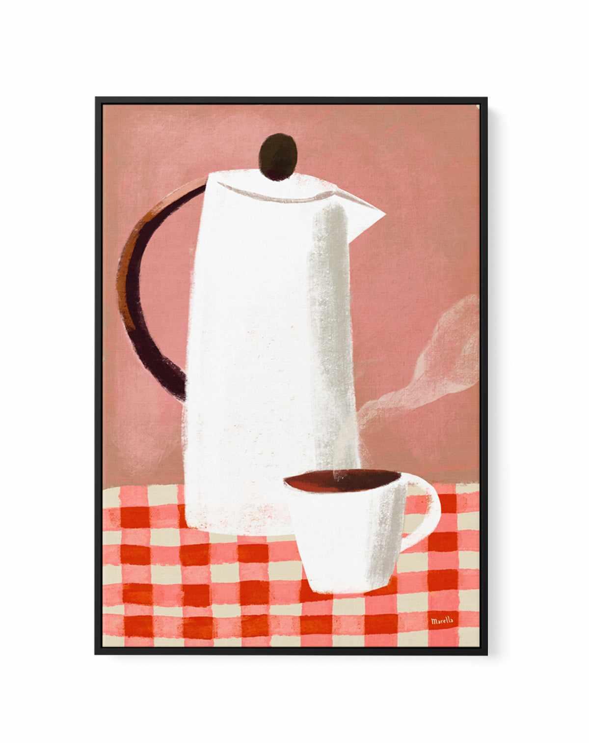 Coffee by Marco Marella | Framed Canvas Art Print from Olive et Oriel where you can shop wallpaper and artworks online