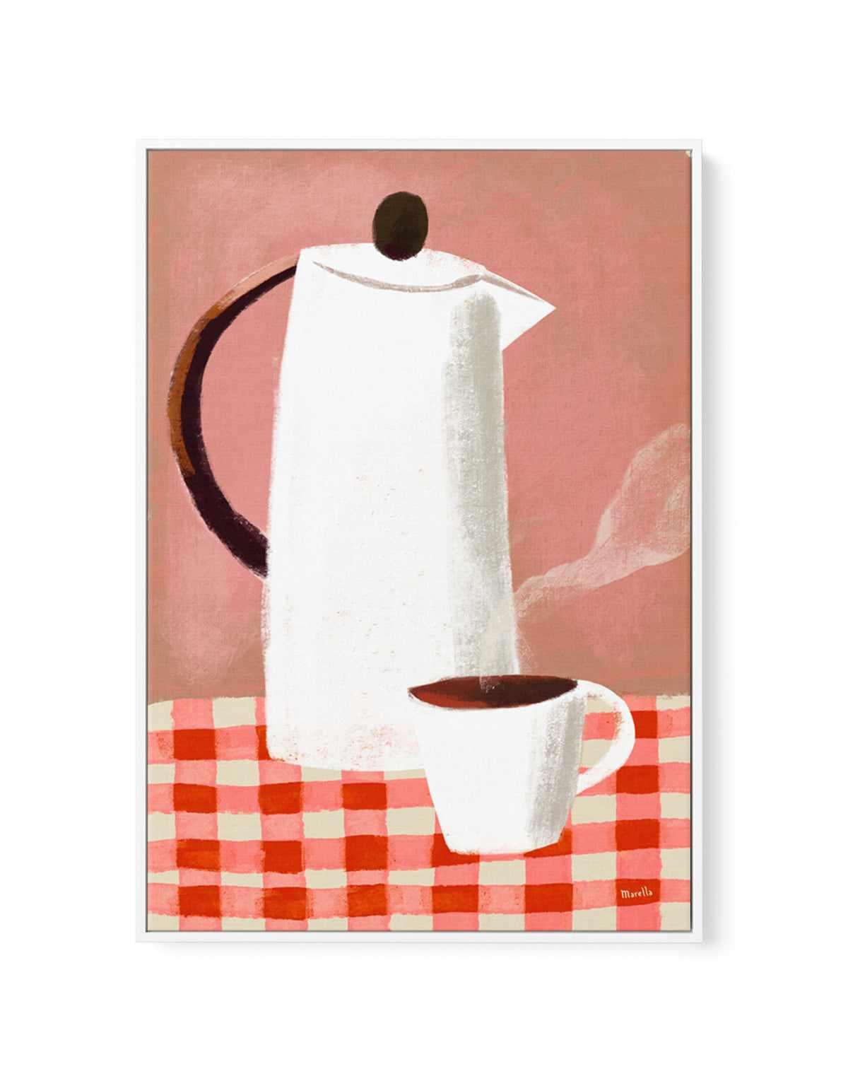 Coffee by Marco Marella | Framed Canvas Art Print from Olive et Oriel where you can shop wallpaper and artworks online