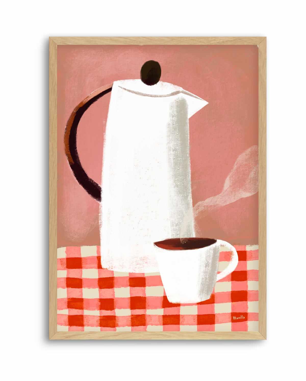 Coffee by Marco Marella | Art Print from Olive et Oriel where you can shop wallpaper and artworks online
