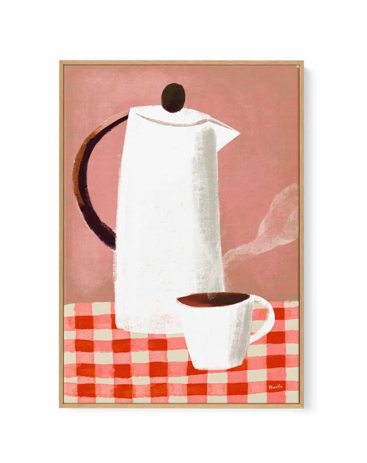 Coffee by Marco Marella | Framed Canvas Art Print from Olive et Oriel where you can shop wallpaper and artworks online