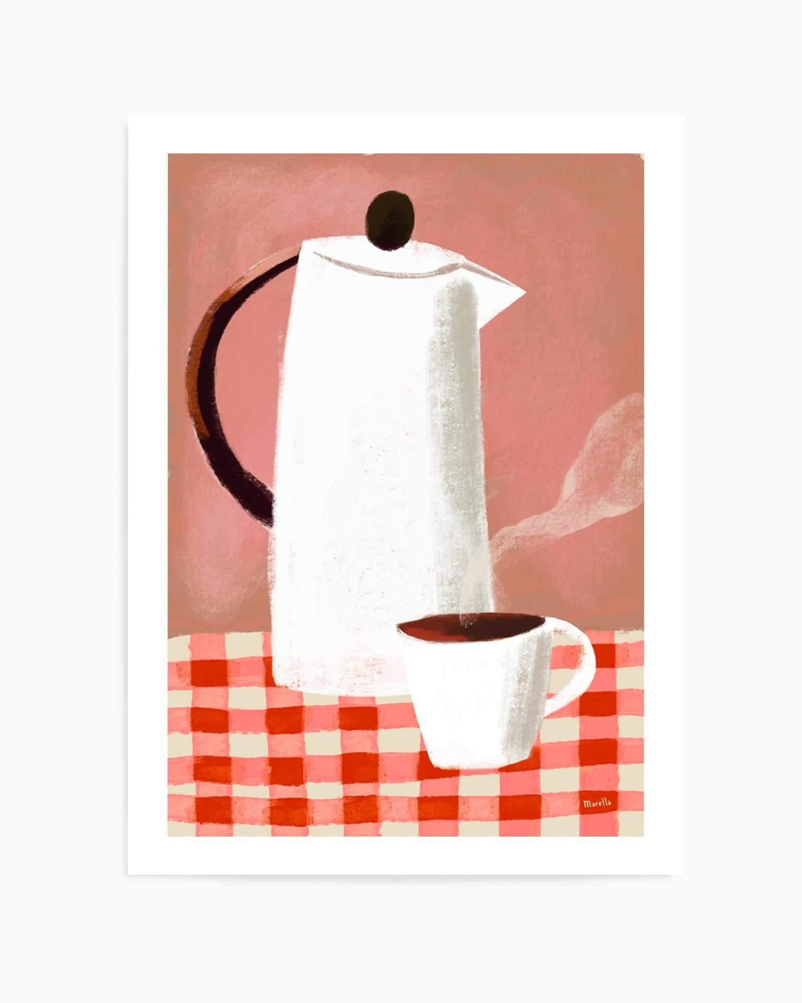 Coffee by Marco Marella | Art Print from Olive et Oriel where you can shop wallpaper and artworks online