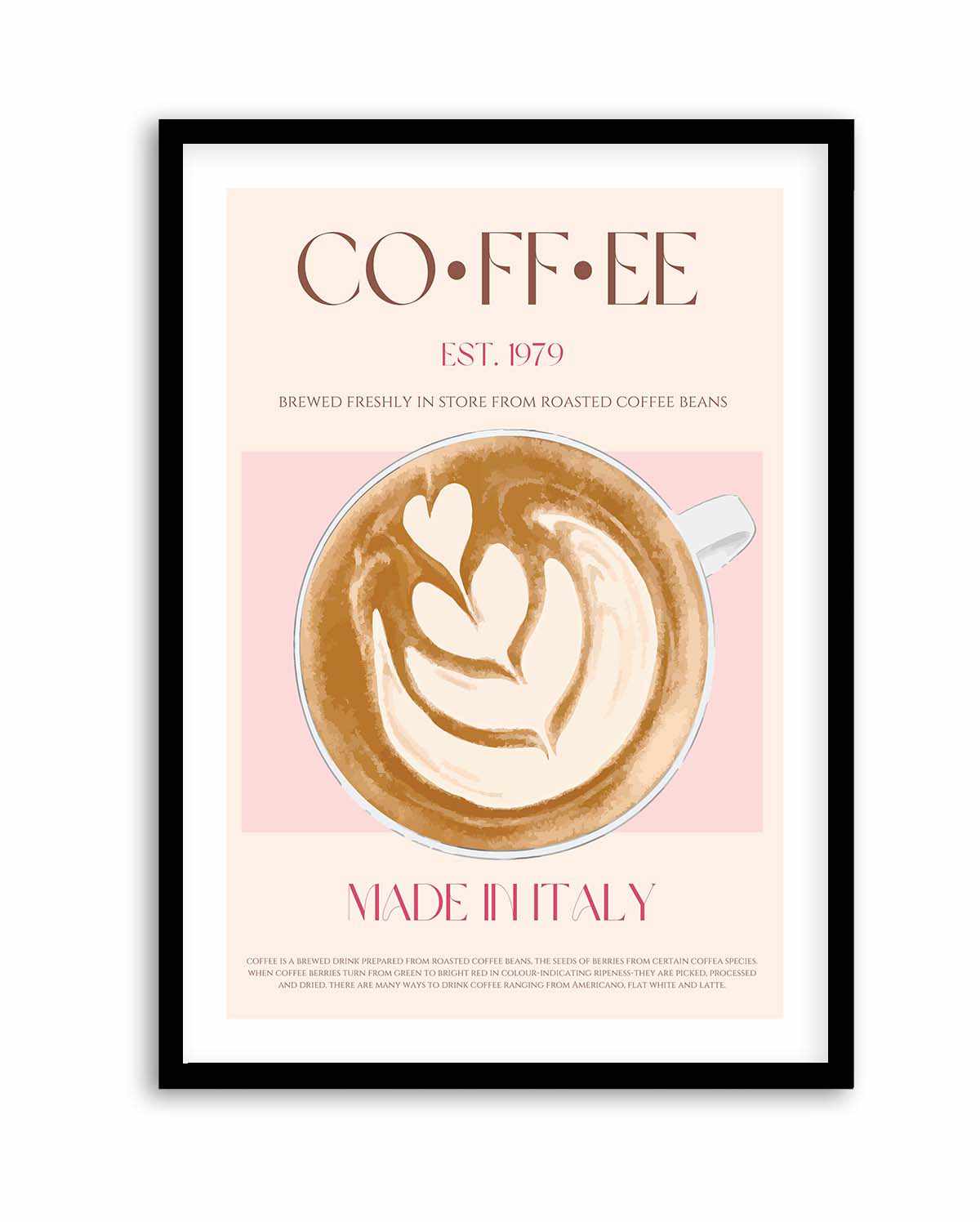 Coffee by Nazma Khokhar | Art Print