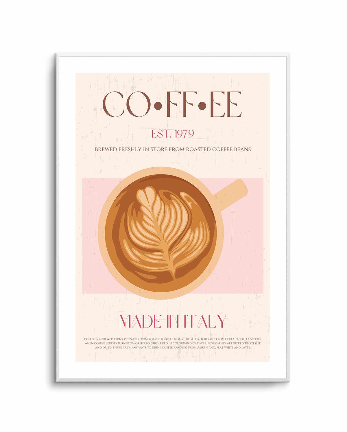 Coffee By Nazma Khokhar | Art Print