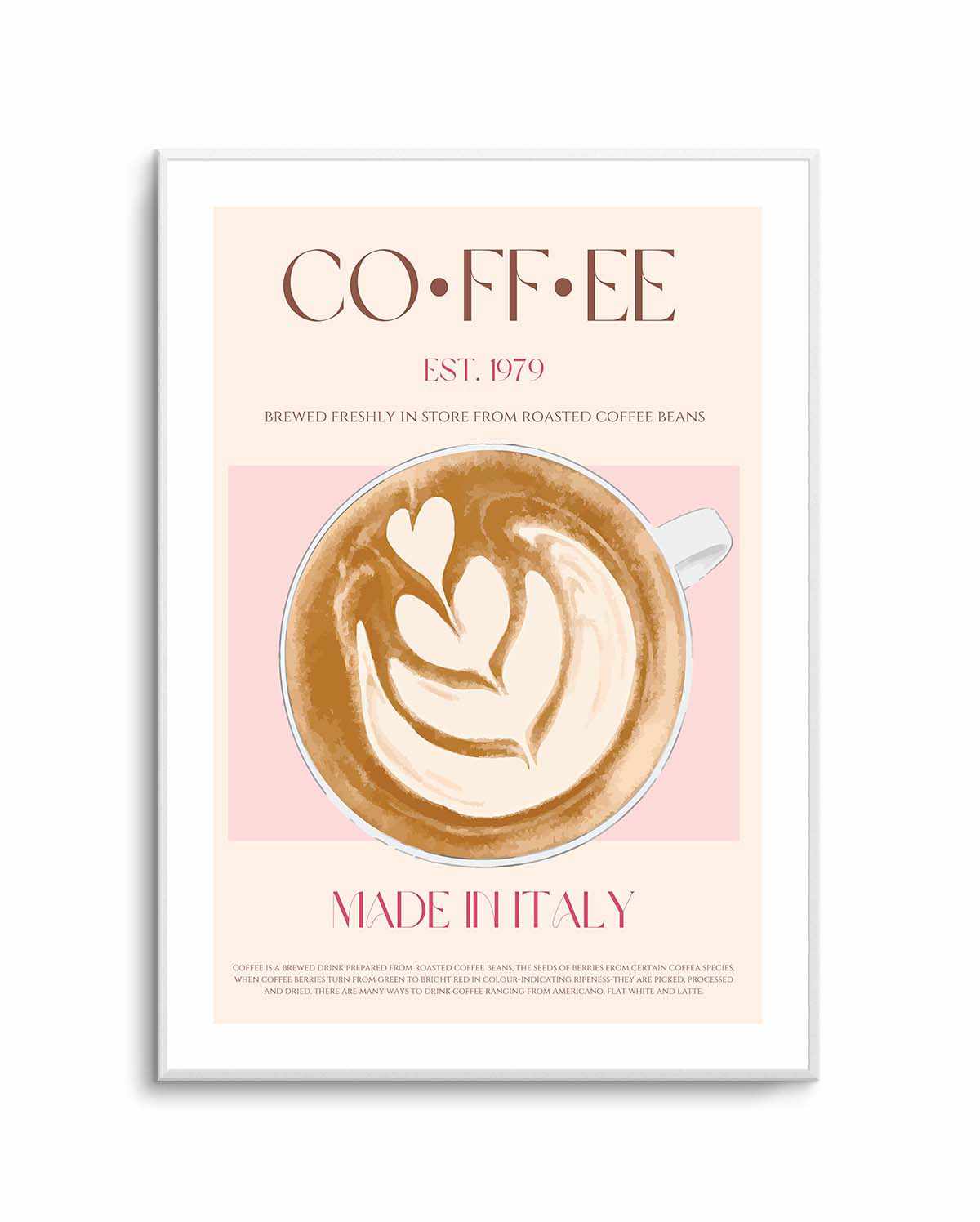 Coffee by Nazma Khokhar | Art Print