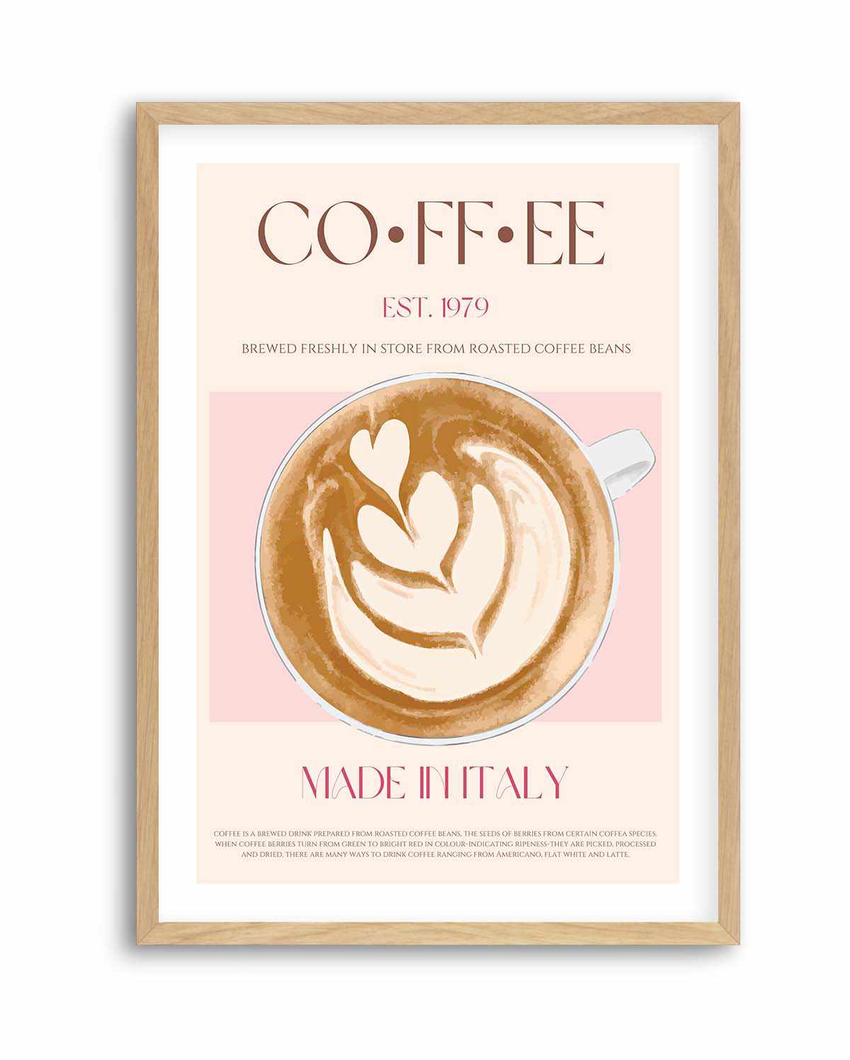 Coffee by Nazma Khokhar | Art Print