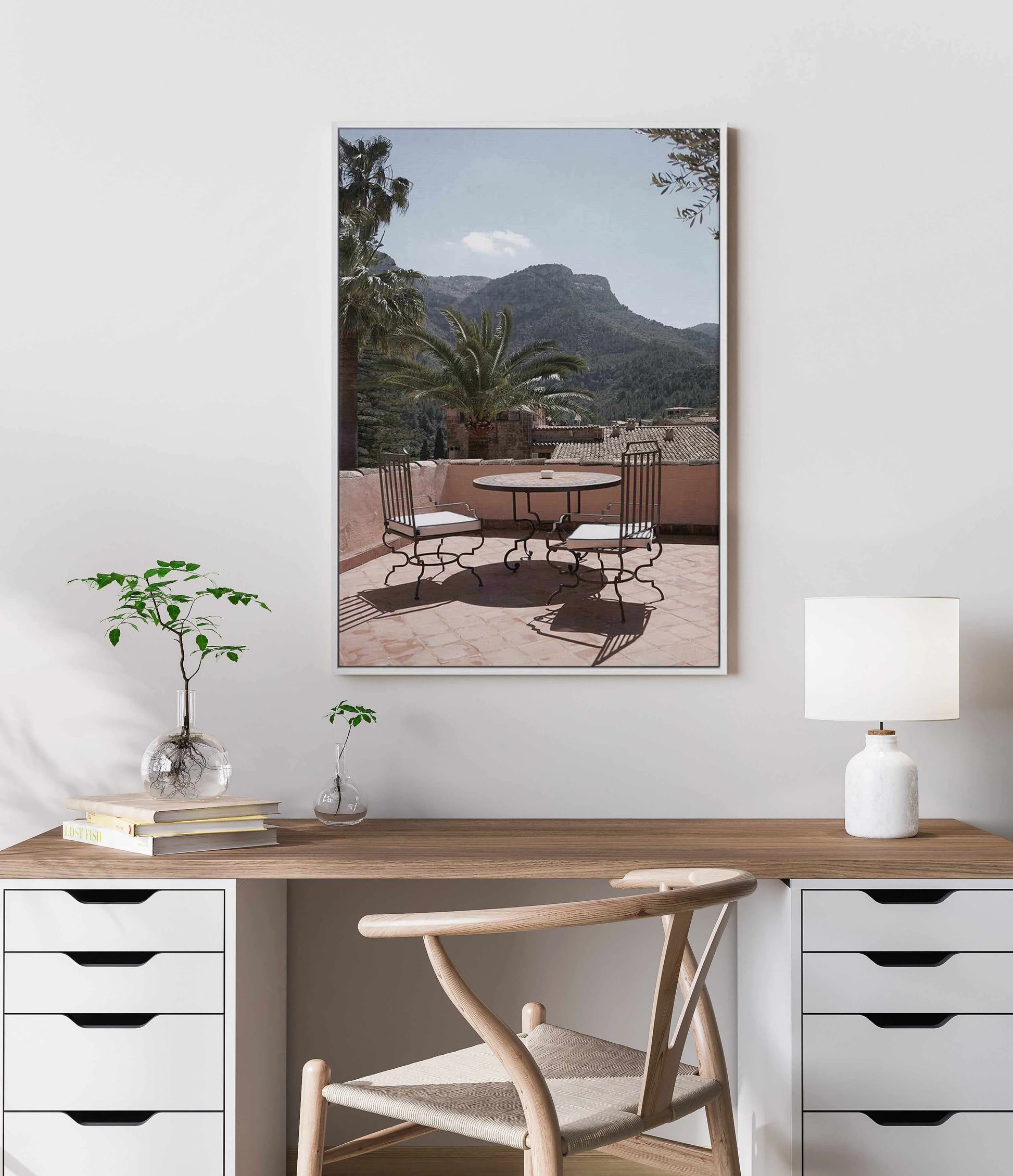 Coffee Spot by Renee Rae | Framed Canvas Art Print from Olive et Oriel where you can shop wallpaper and artworks online