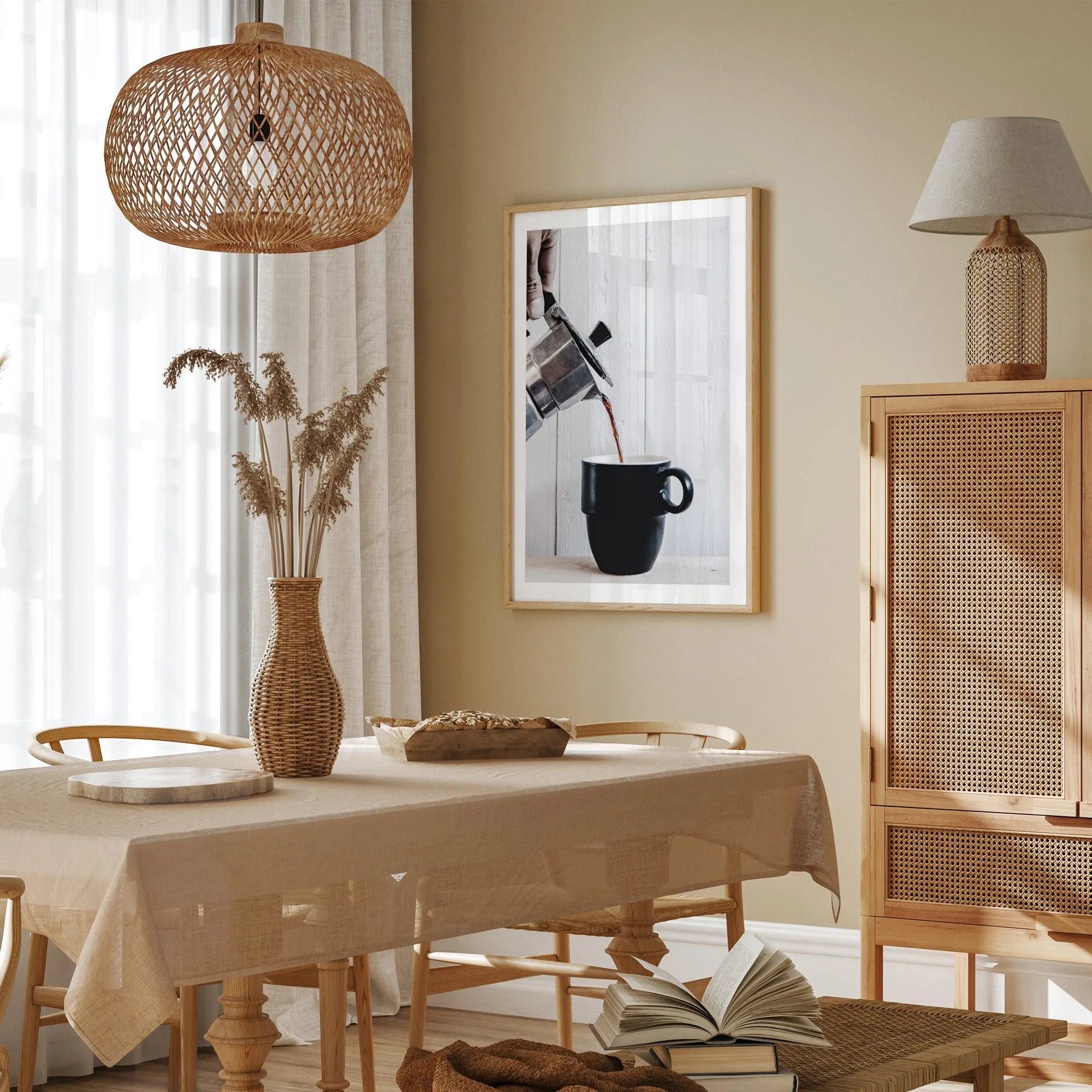 Coffee Time Art Print-PRINT-Olive et Oriel-Olive et Oriel-Buy-Australian-Art-Prints-Online-with-Olive-et-Oriel-Your-Artwork-Specialists-Austrailia-Decorate-With-Coastal-Photo-Wall-Art-Prints-From-Our-Beach-House-Artwork-Collection-Fine-Poster-and-Framed-Artwork