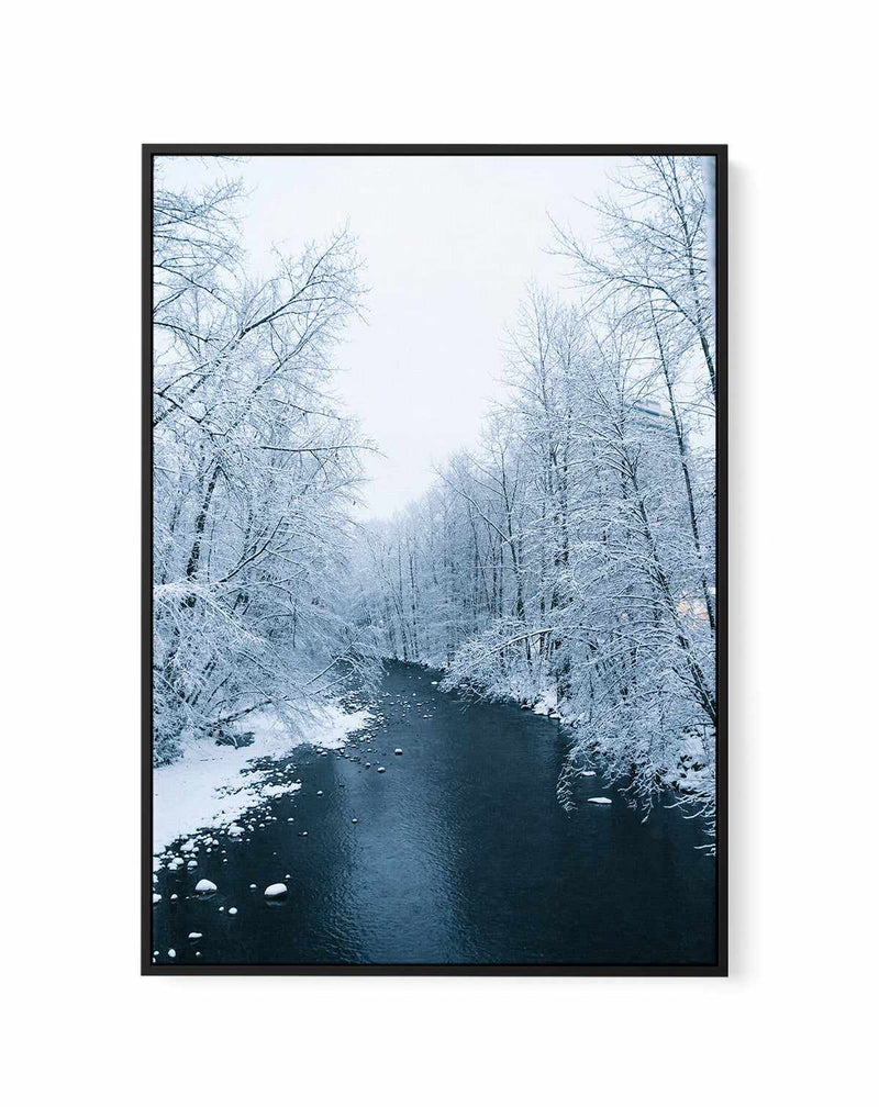 Cold River by Kalen X | Framed Canvas Art Print