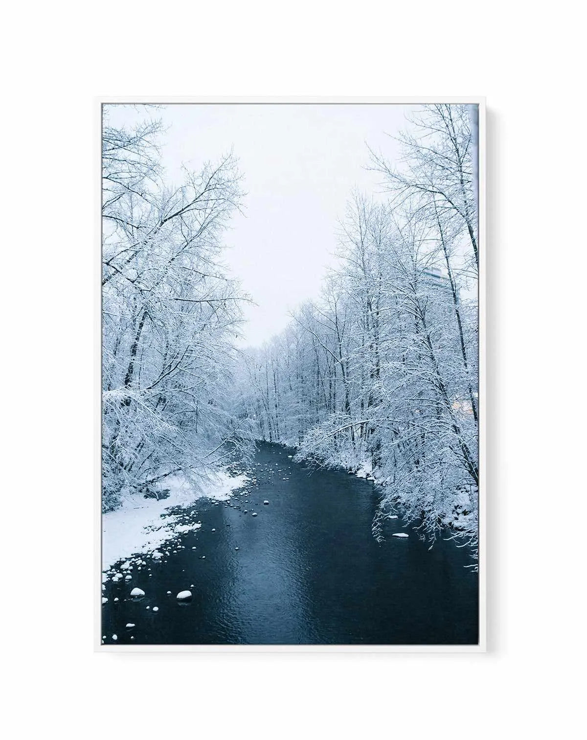 Cold River by Kalen X | Framed Canvas Art Print from Olive et Oriel where you can shop wallpaper and artworks online