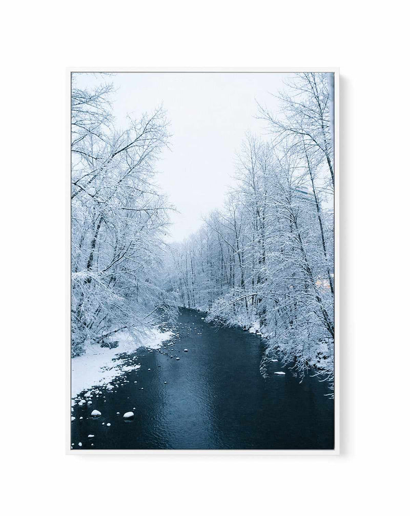 Cold River by Kalen X | Framed Canvas Art Print