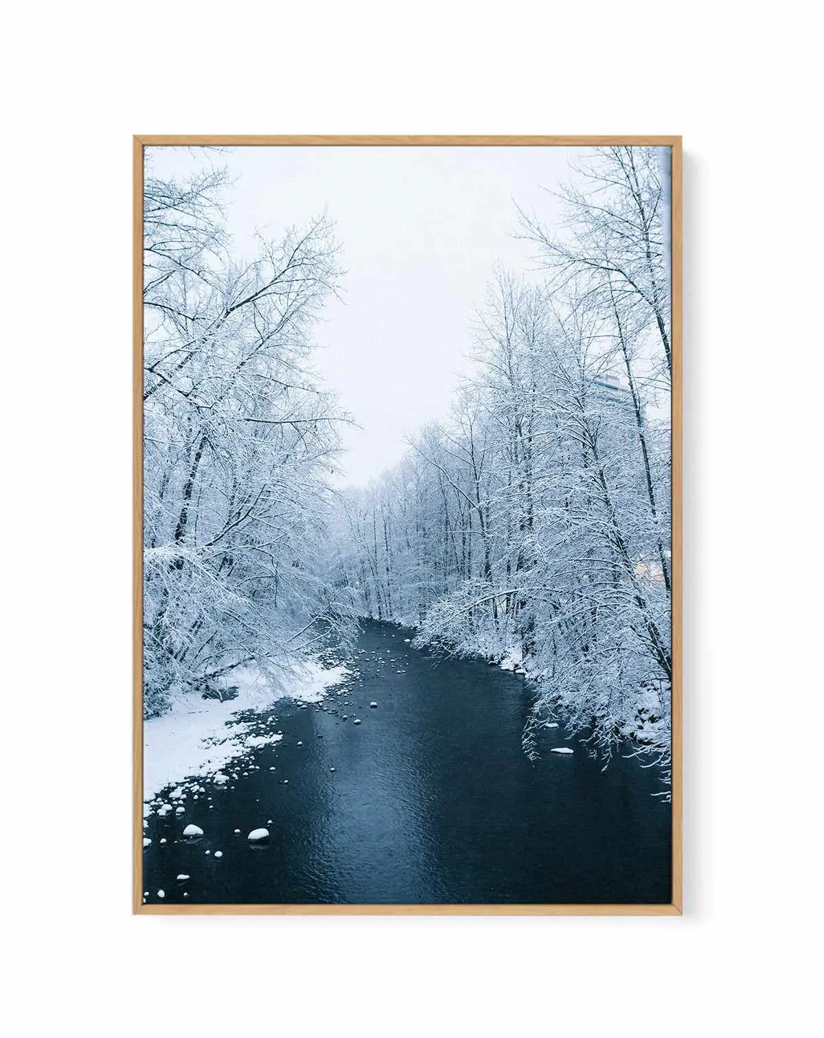 Cold River by Kalen X | Framed Canvas Art Print from Olive et Oriel where you can shop wallpaper and artworks online