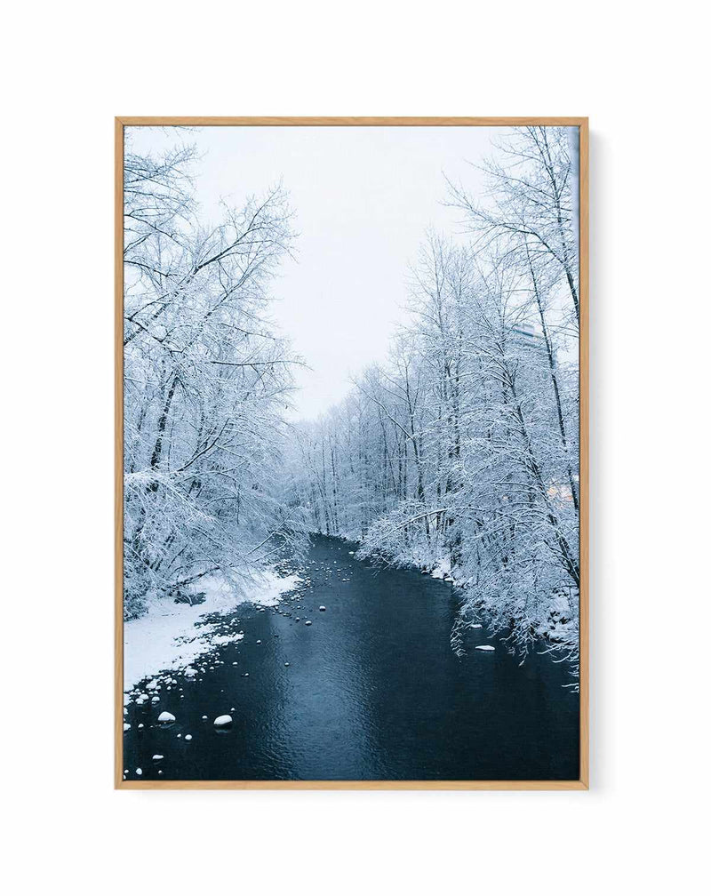 Cold River by Kalen X | Framed Canvas Art Print