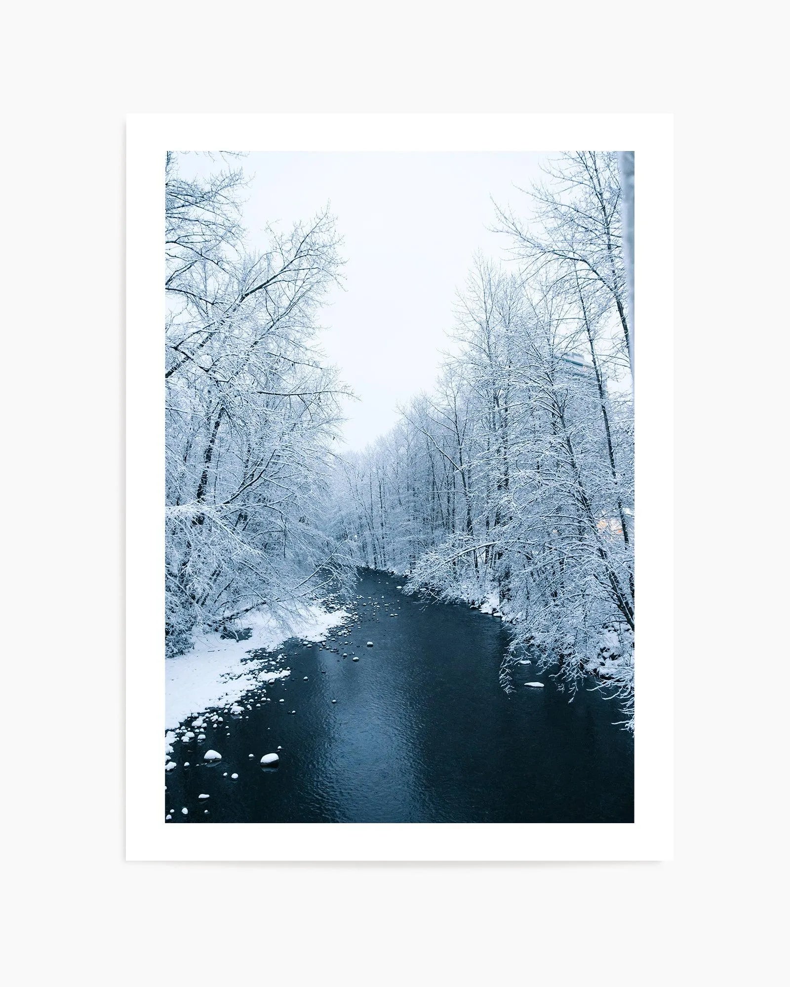 Cold Rivrrr Landscape Photography Wall Art Print | Cold River Kalen X – Olive et Oriel