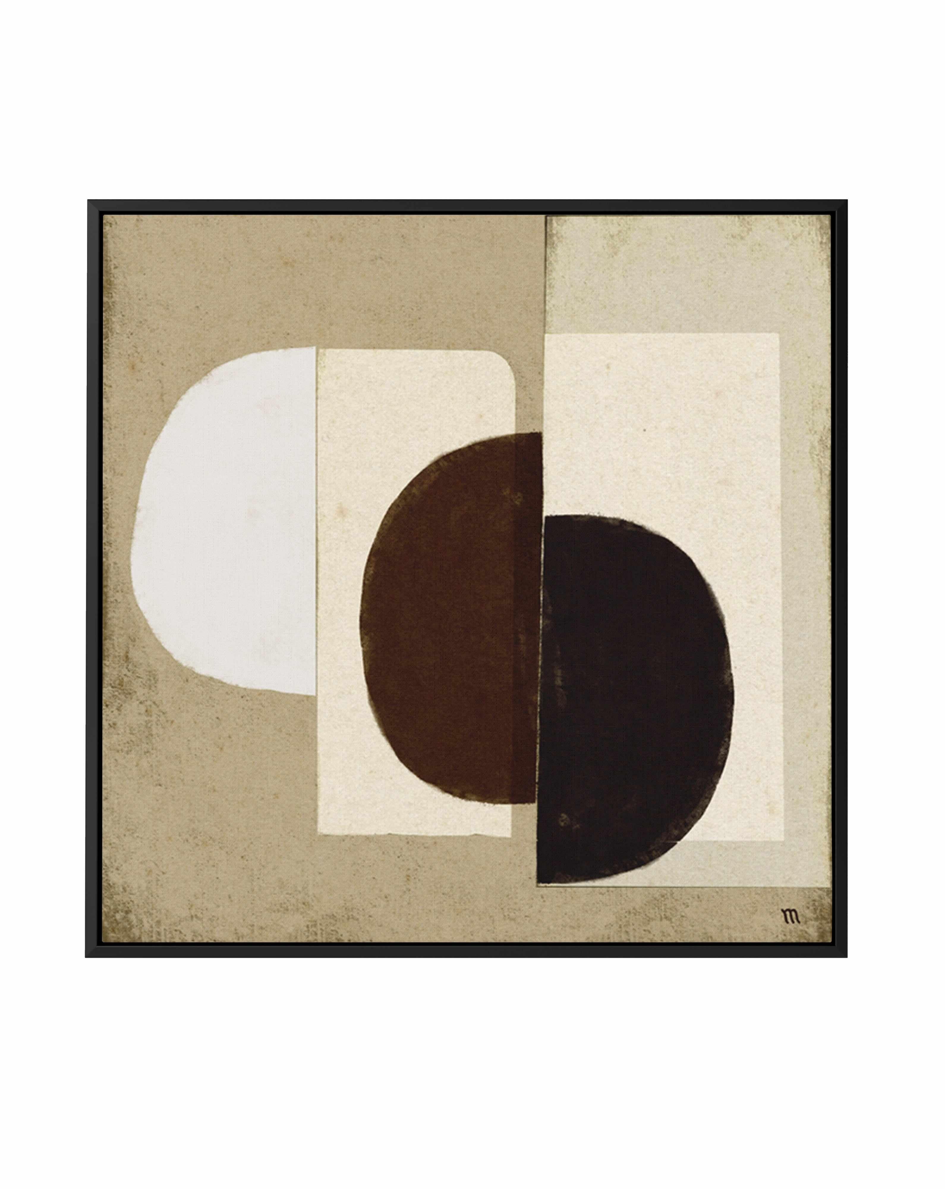 Collage in Neutrals 2 by Marco Marella | Framed Canvas Art Print from Olive et Oriel where you can shop wallpaper and artworks online