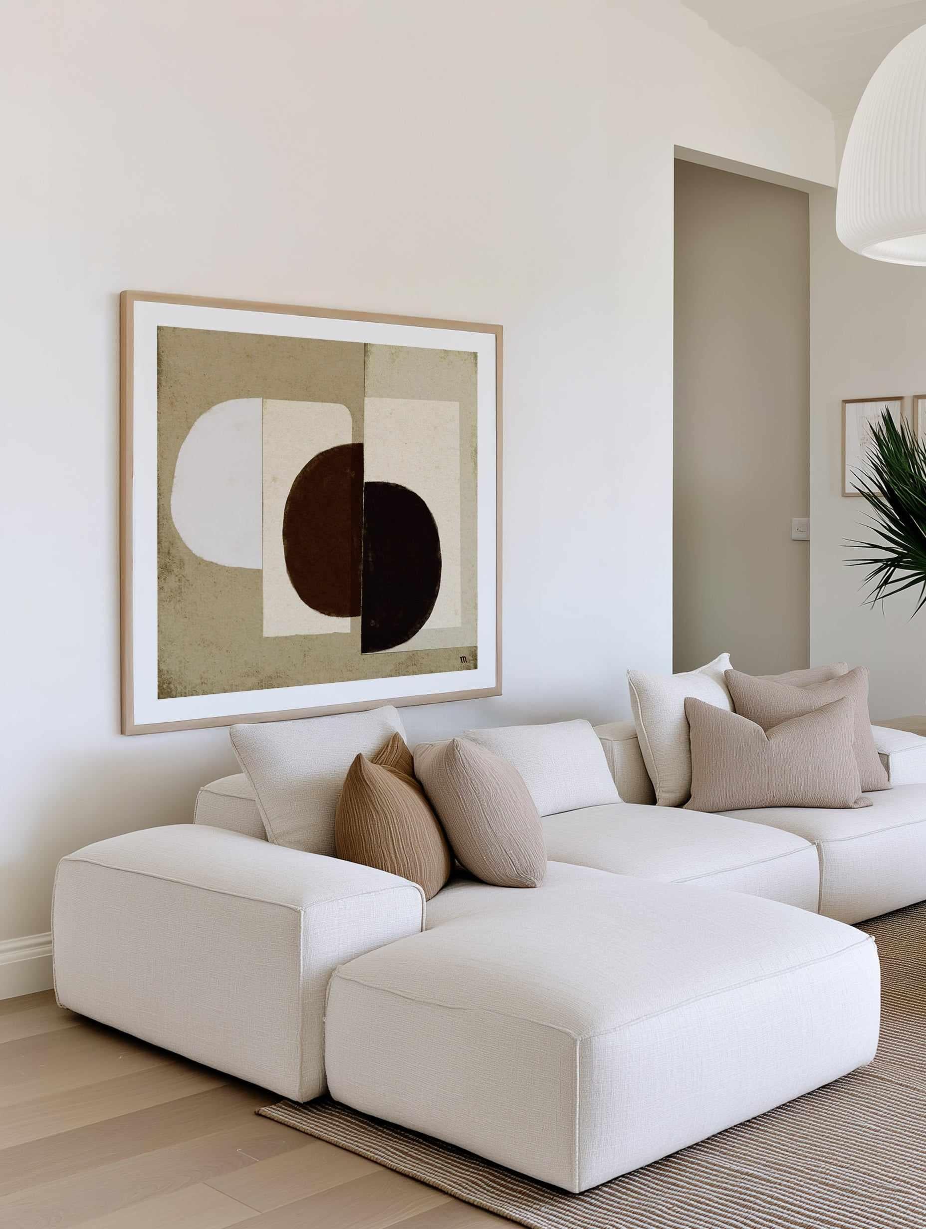 Collage in Neutrals 2 by Marco Marella | Art Print from Olive et Oriel where you can shop wallpaper and artworks online