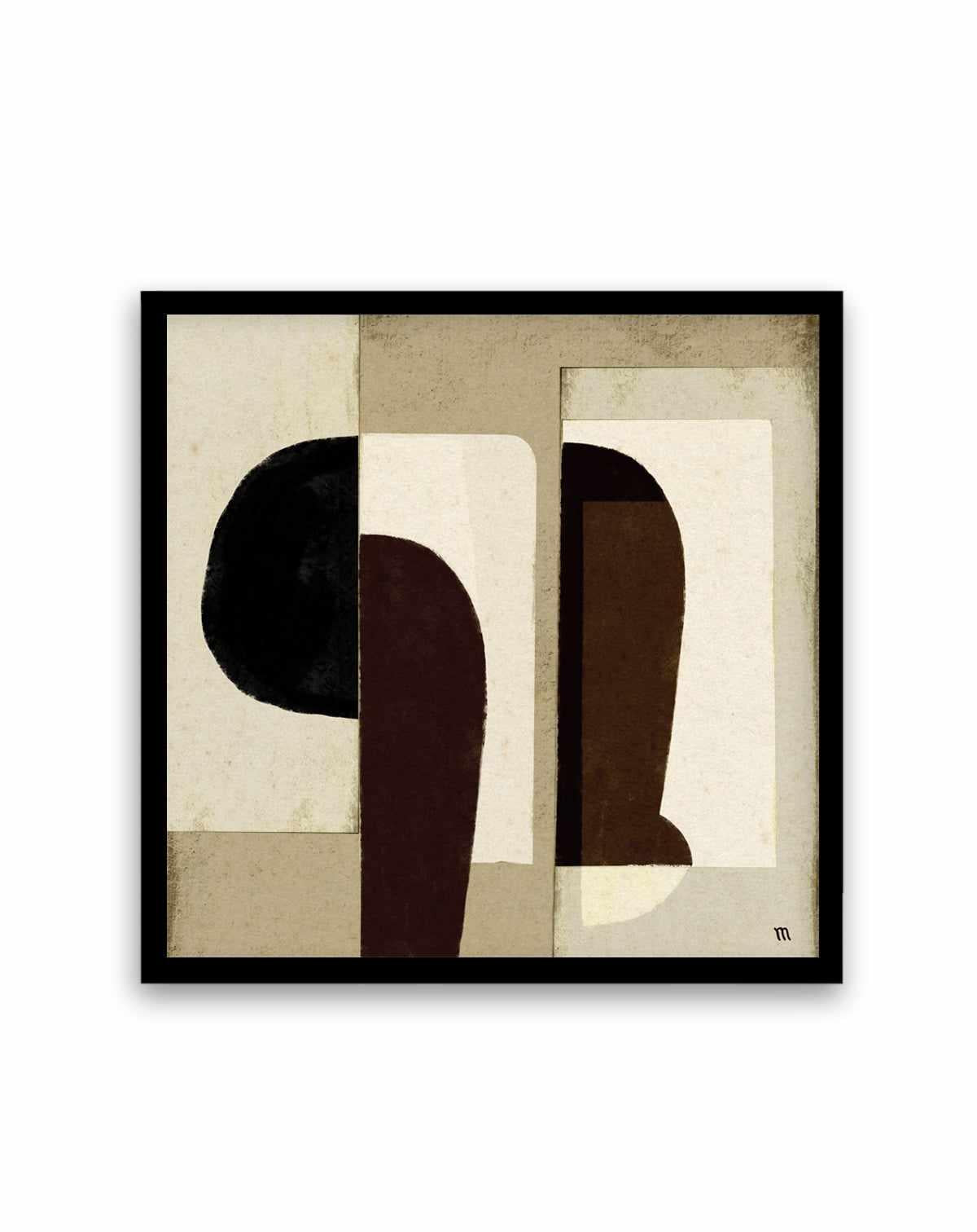 Collage with Black and Brown by Marco Marella | Art Print from Olive et Oriel where you can shop wallpaper and artworks online