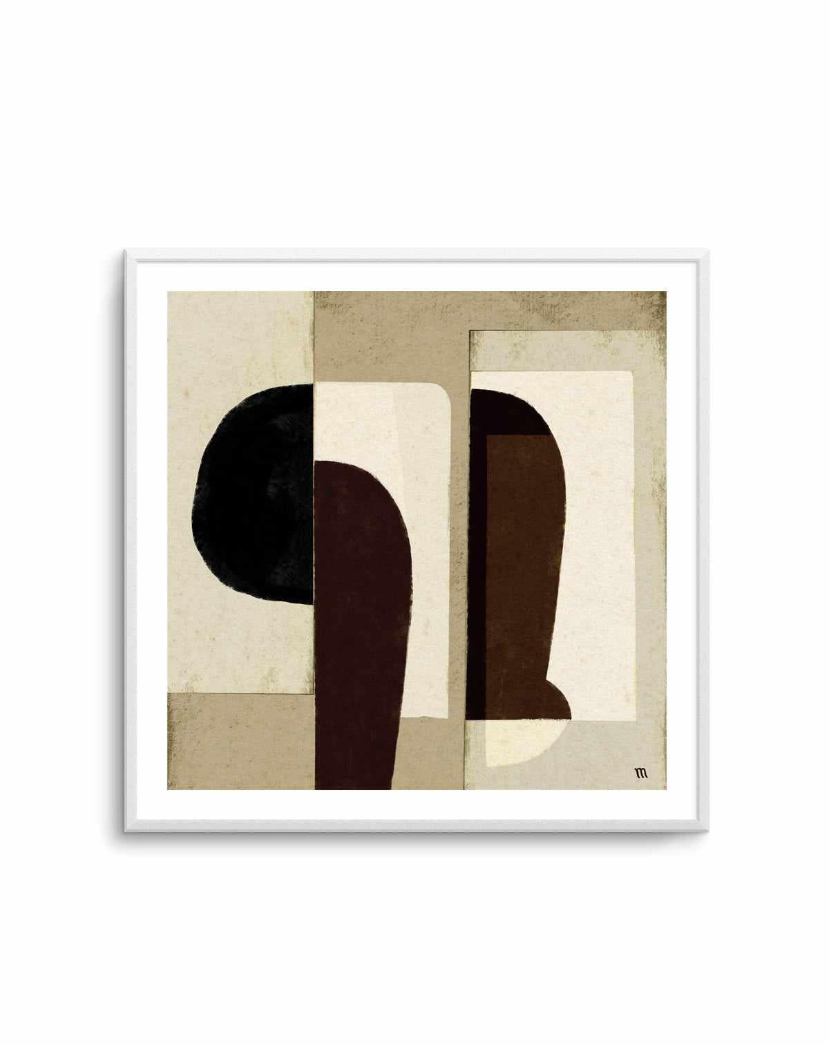Collage with Black and Brown by Marco Marella | Art Print from Olive et Oriel where you can shop wallpaper and artworks online