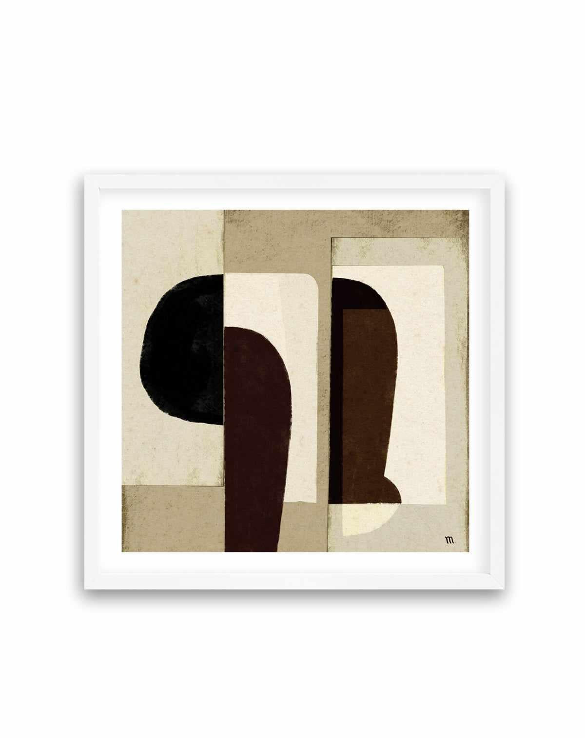 Collage with Black and Brown by Marco Marella | Art Print from Olive et Oriel where you can shop wallpaper and artworks online