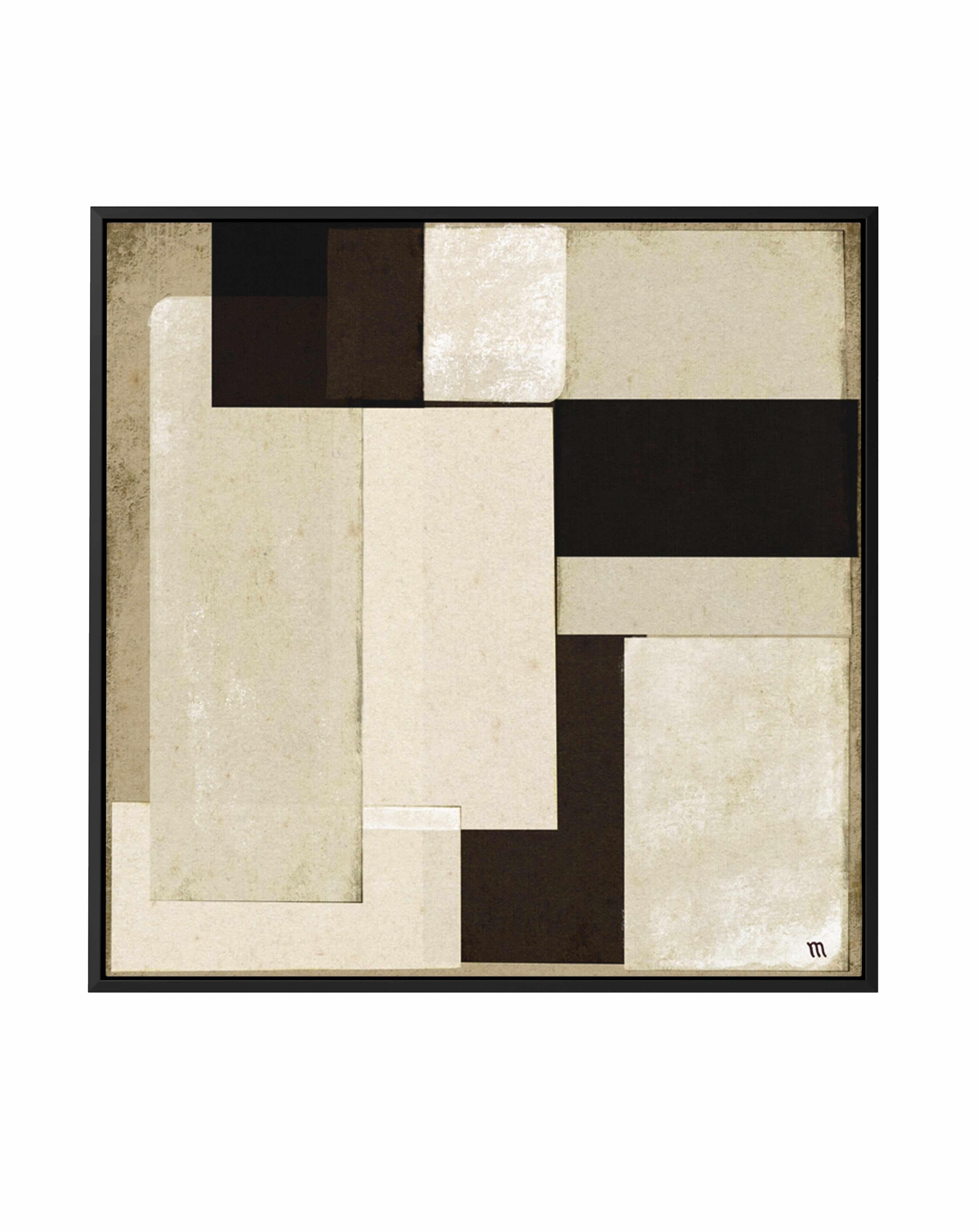 Collage with Neutrals 1 by Marco Marella | Framed Canvas Art Print from Olive et Oriel where you can shop wallpaper and artworks online