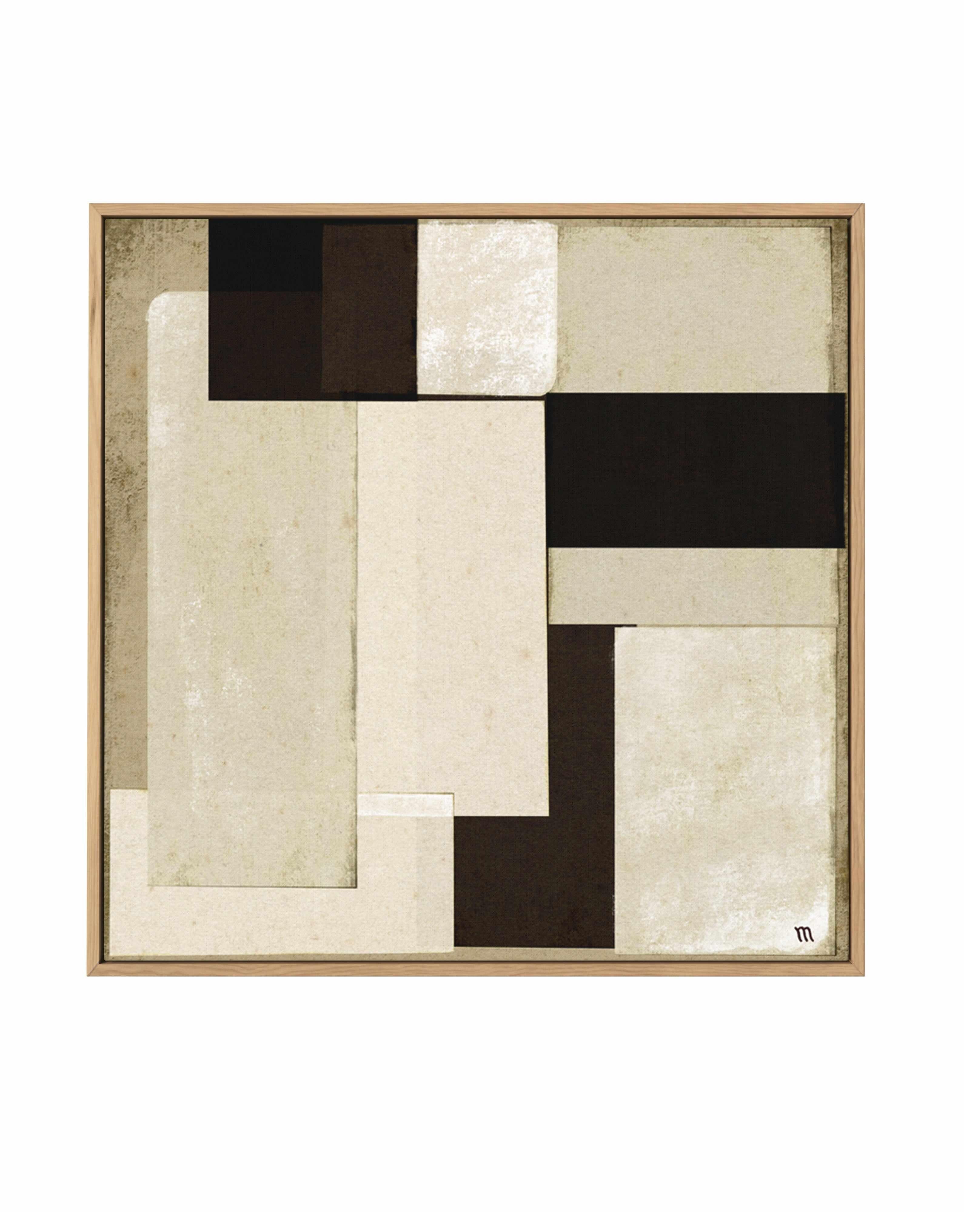 Collage with Neutrals 1 by Marco Marella | Framed Canvas Art Print from Olive et Oriel where you can shop wallpaper and artworks online