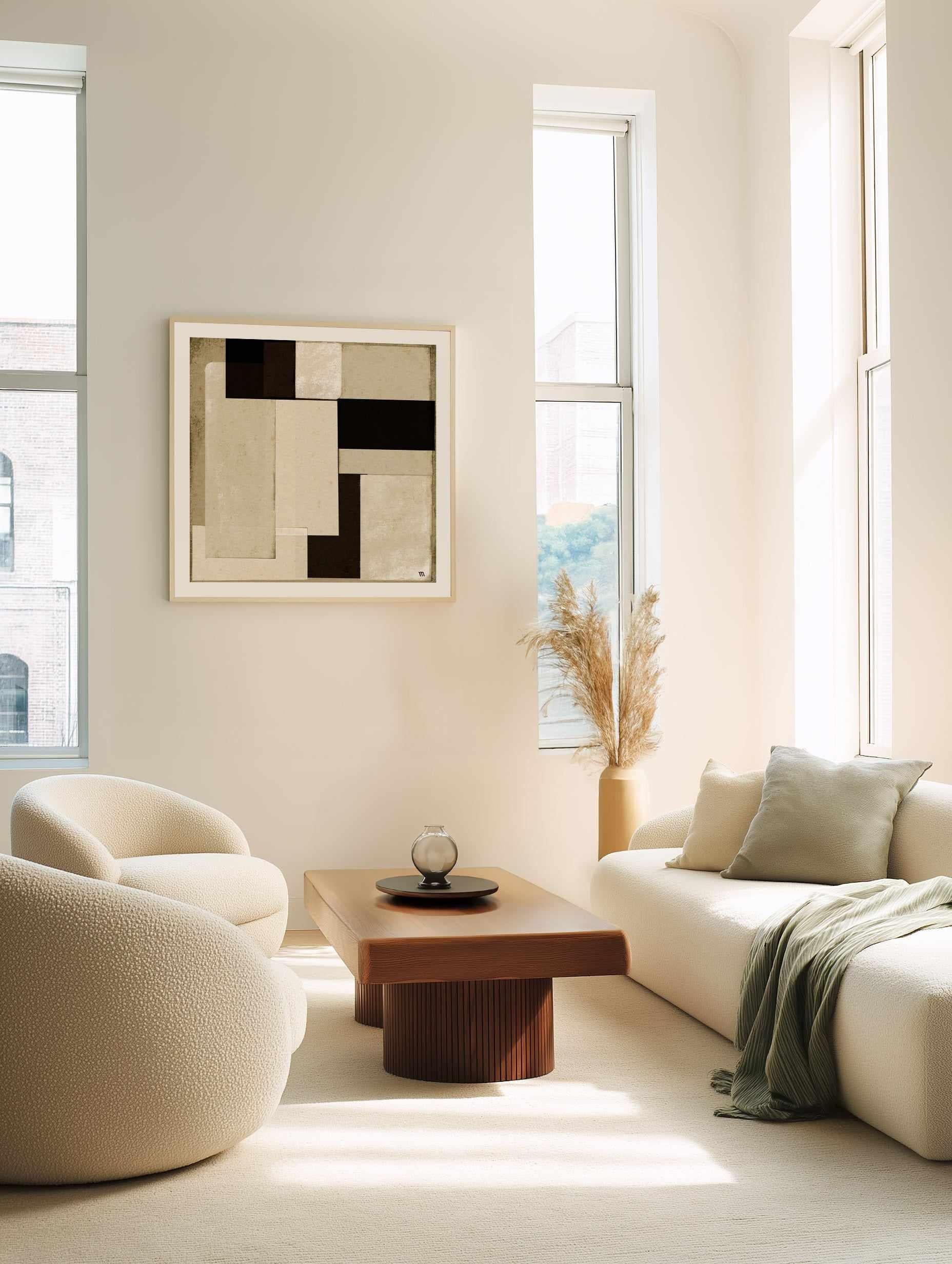 Collage with Neutrals 1 by Marco Marella | Art Print from Olive et Oriel where you can shop wallpaper and artworks online