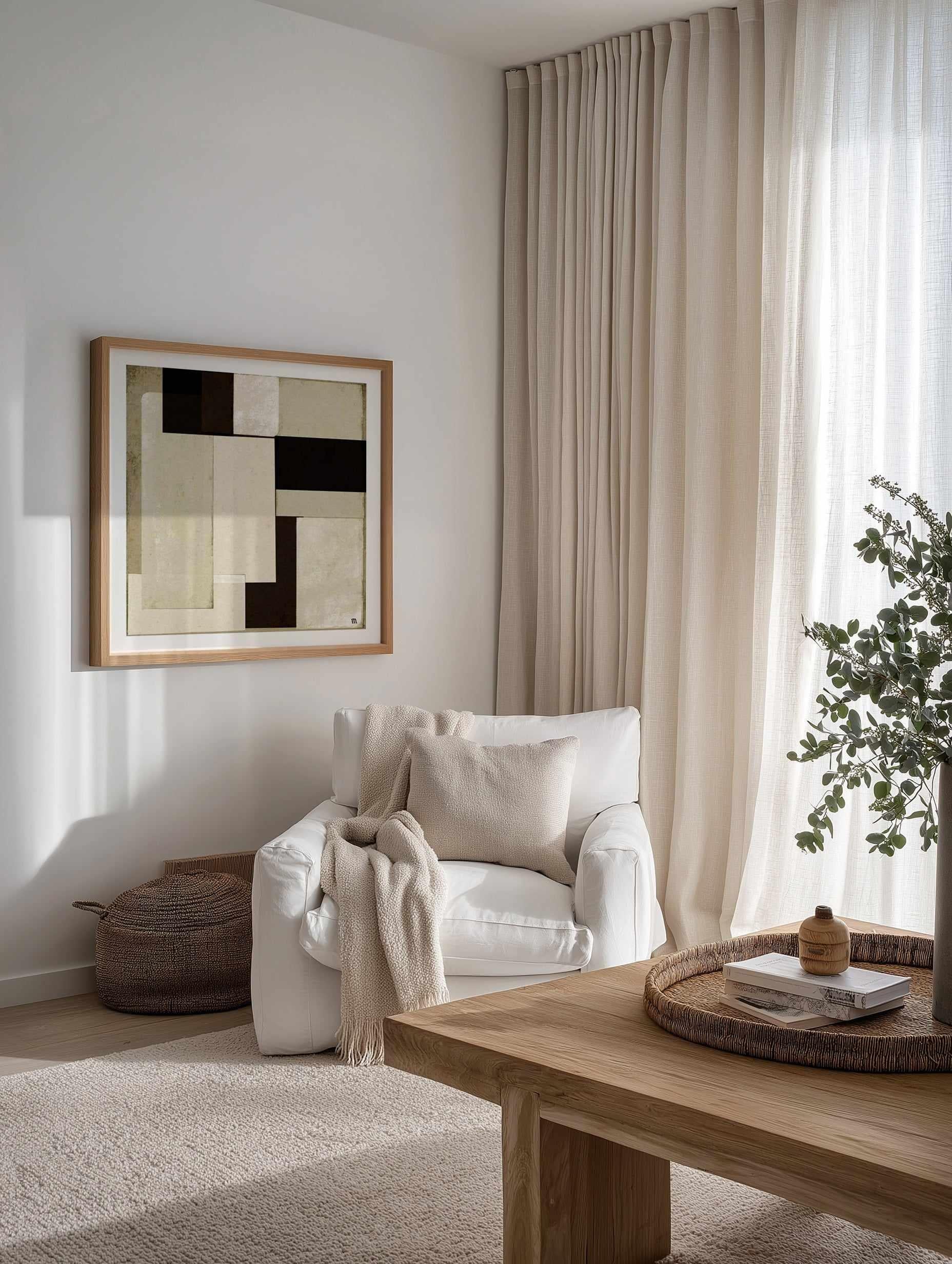 Collage with Neutrals 1 by Marco Marella | Art Print from Olive et Oriel where you can shop wallpaper and artworks online