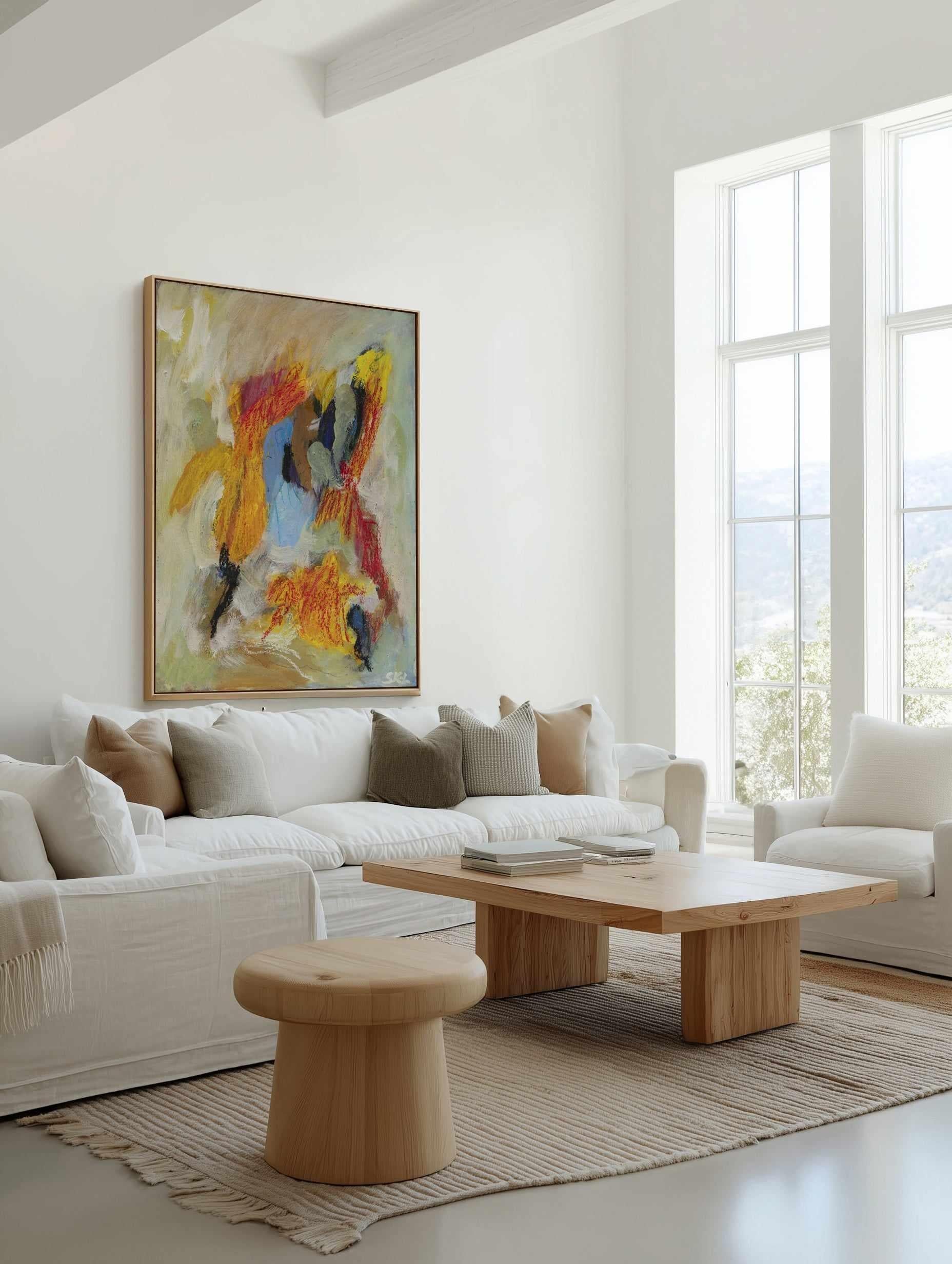 Color Burst by Svend Kindt-Larsen | Framed Canvas Art Print from Olive et Oriel where you can shop wallpaper and artworks online