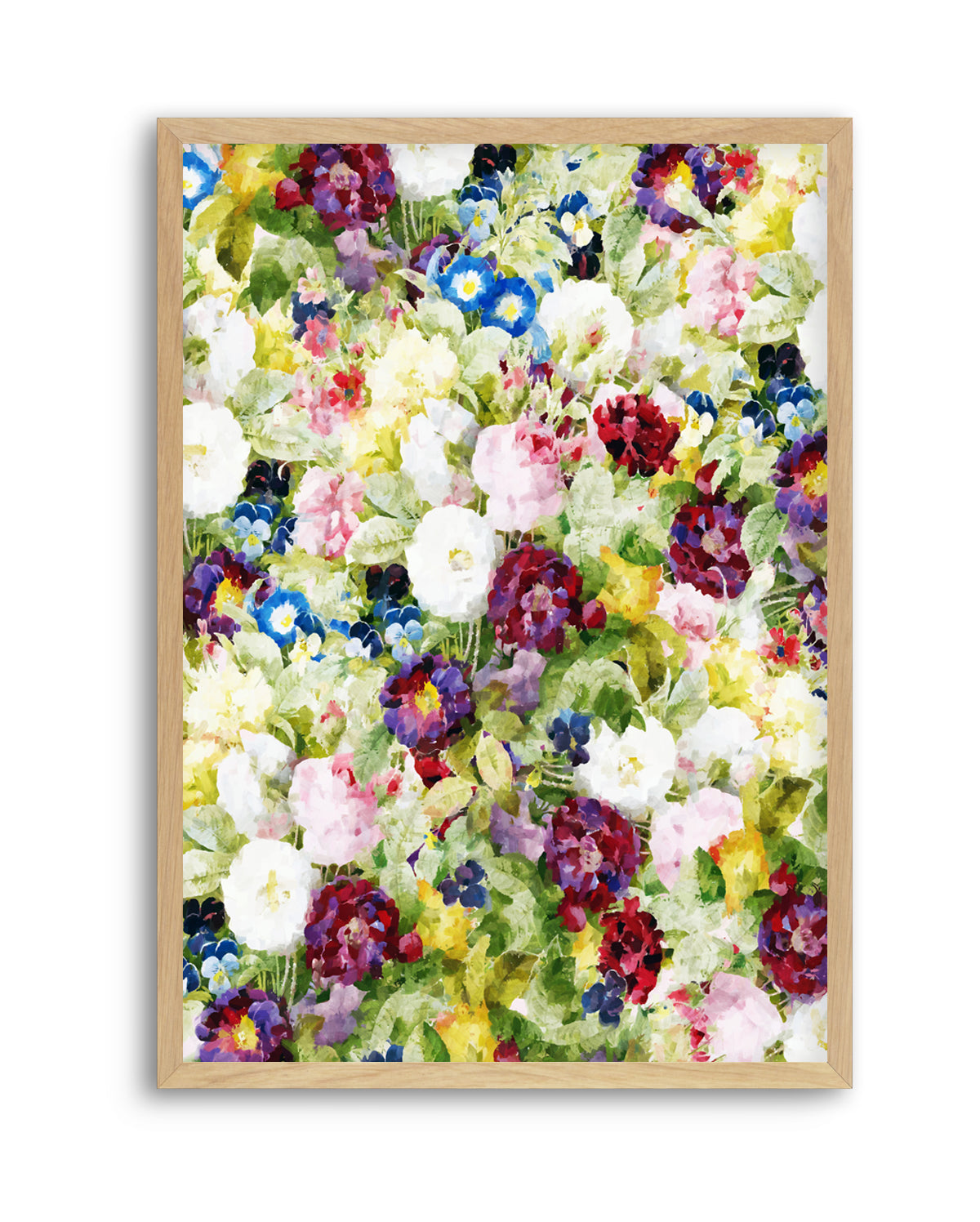 Colorful Garden Blooms by Uma Gokhale | Art Print