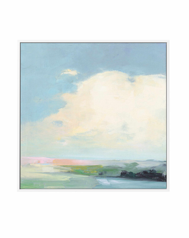 Colorful Horizon II Bright | Framed Canvas Art Print