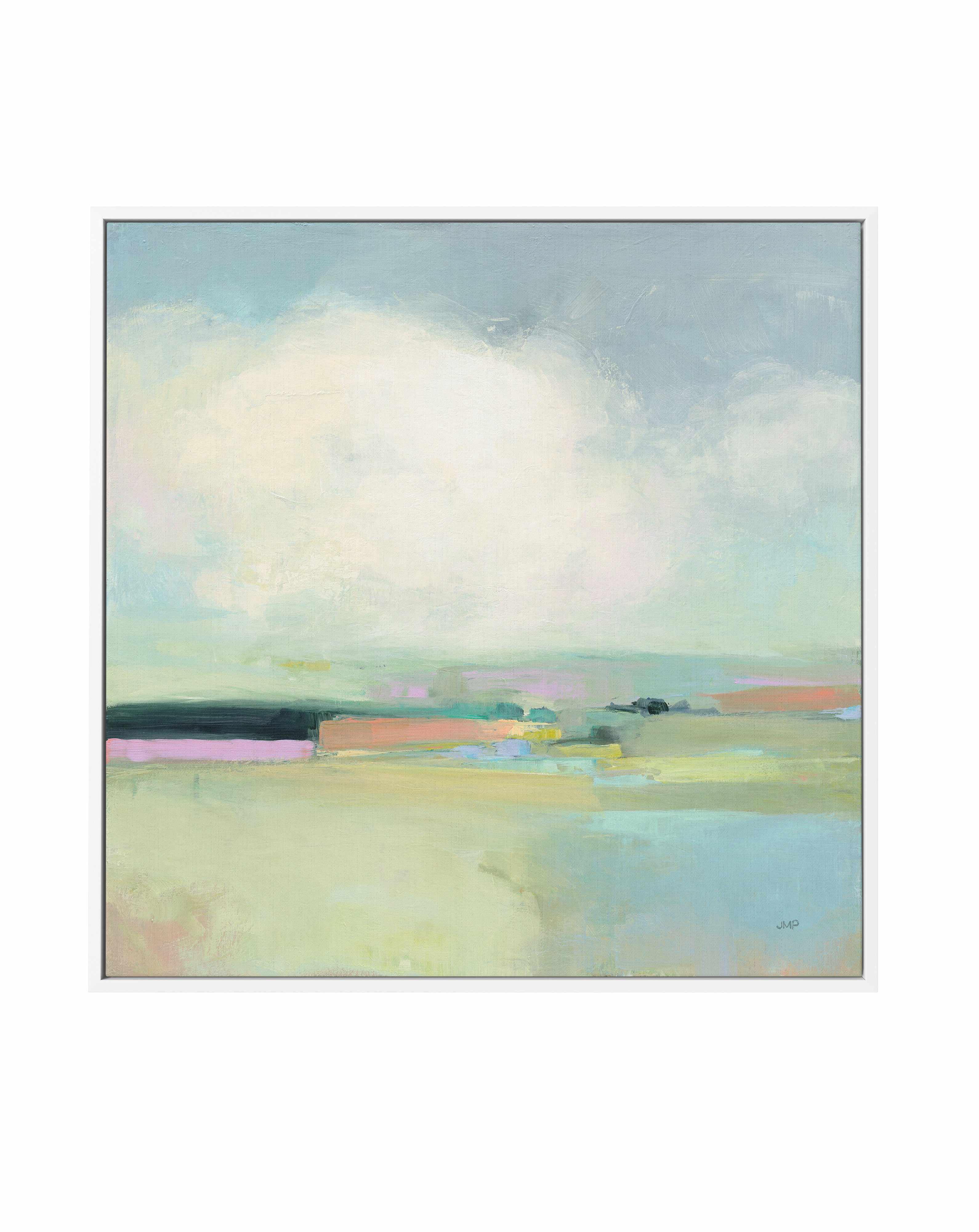 Colourful Landscape | Framed Canvas Art Print