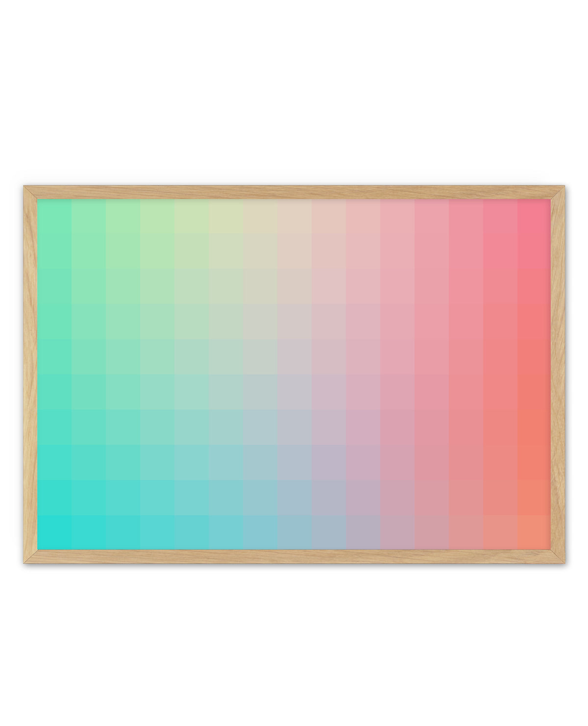Colorful Pixel Gradient by amini54 | Art Print
